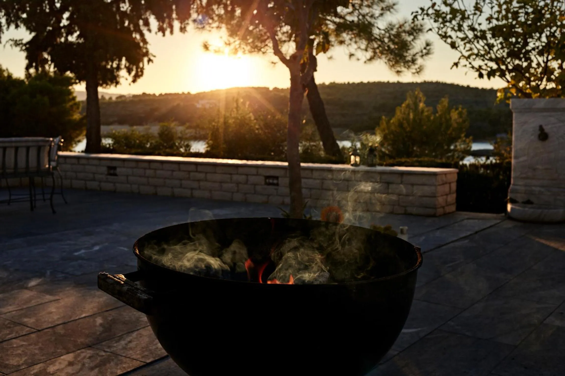 BBQ facilities in Villa Irini