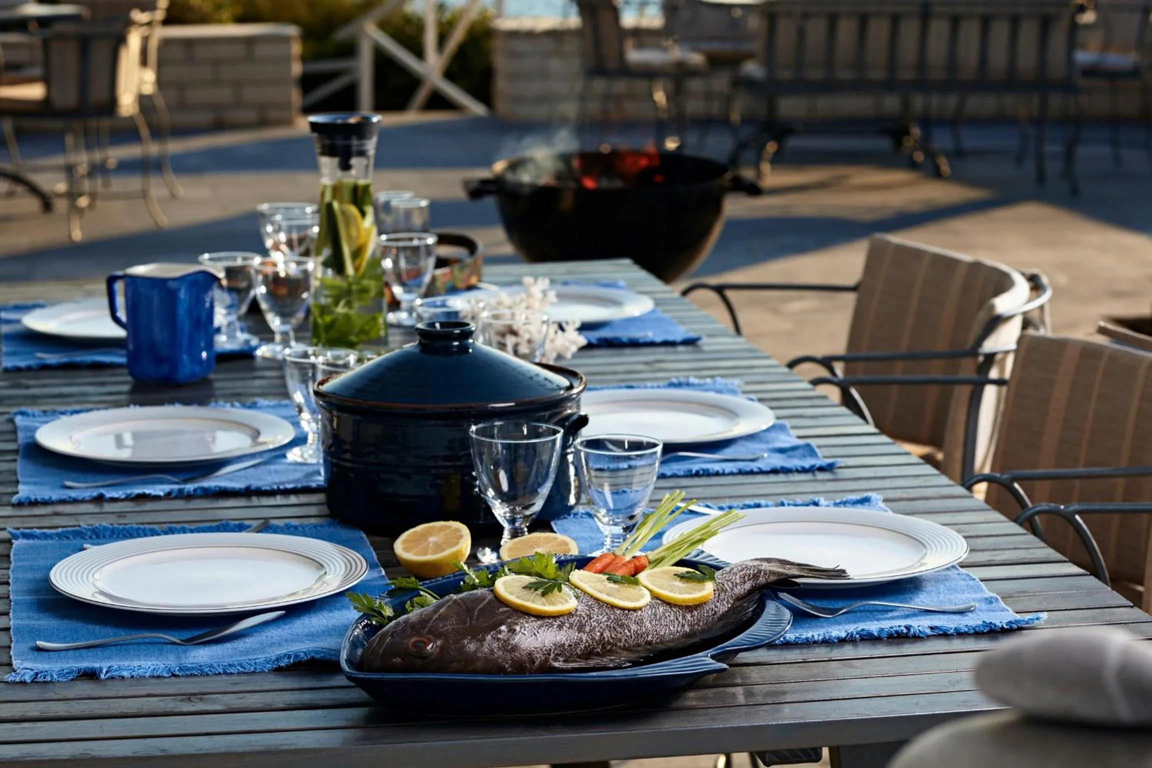 Food close-up in Villa Irini