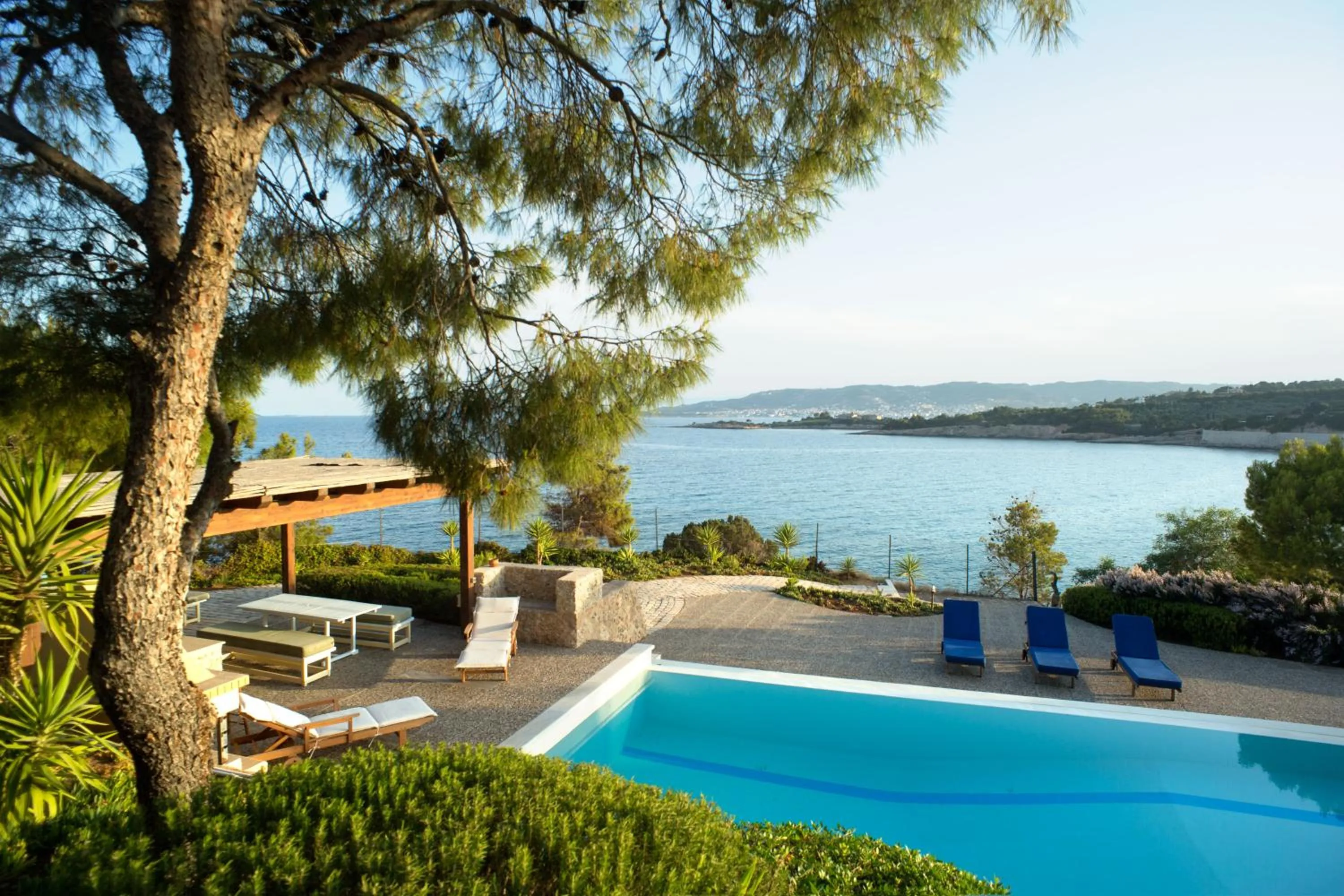 Garden view in Villa Irini
