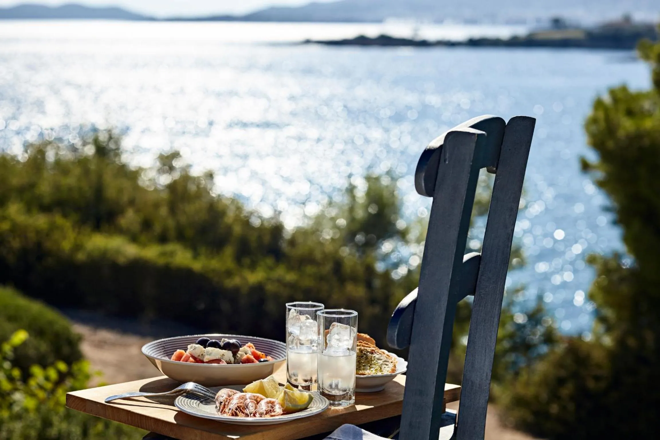 Food and drinks in Villa Irini