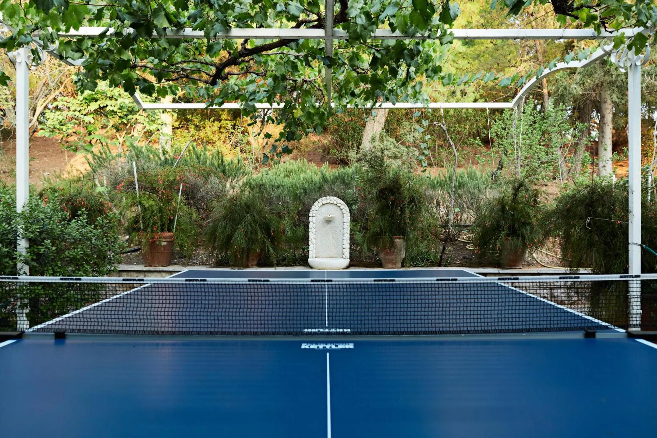 Table tennis in Villa Irini