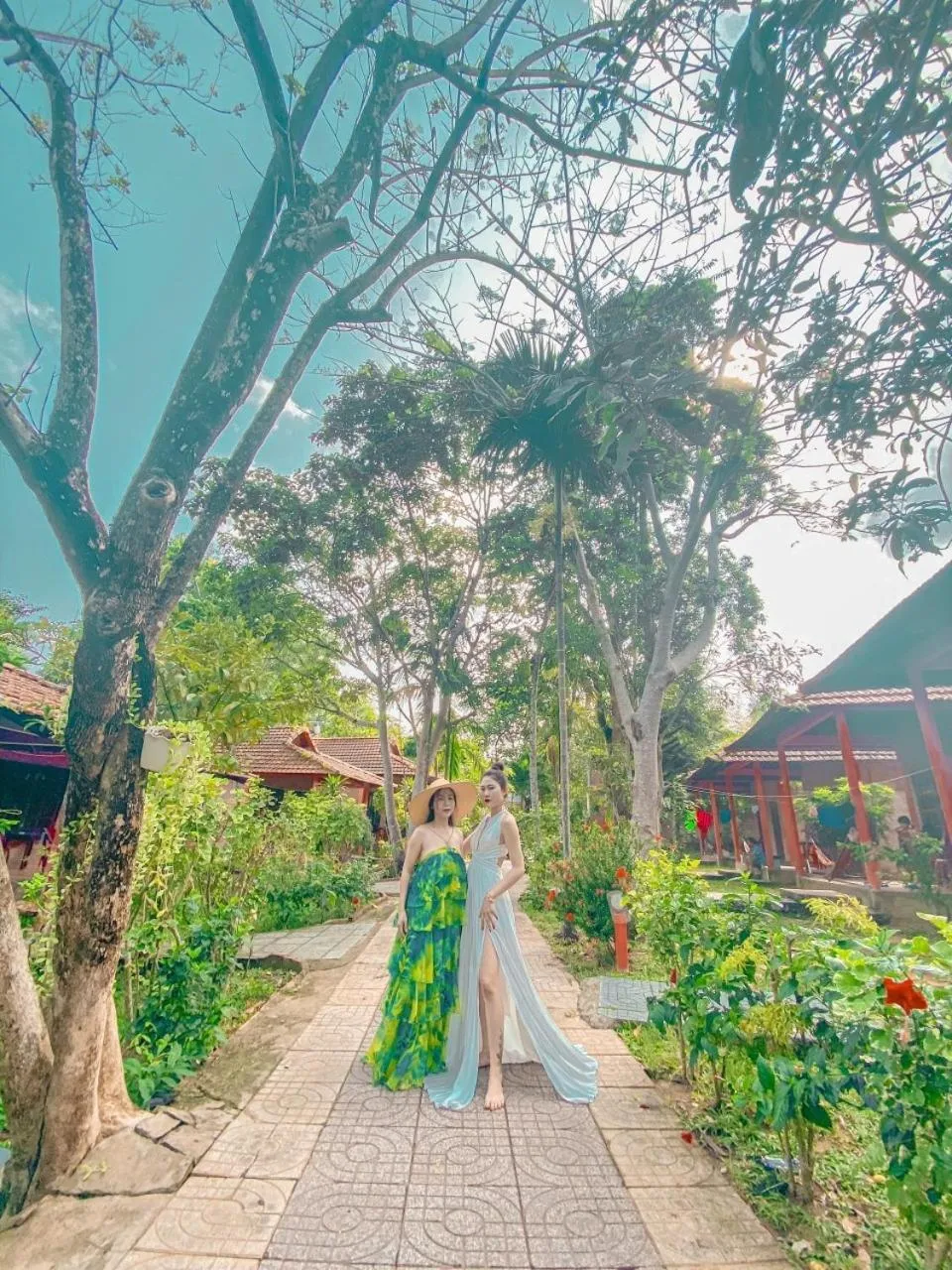 Garden in Huong Giang Bungalow