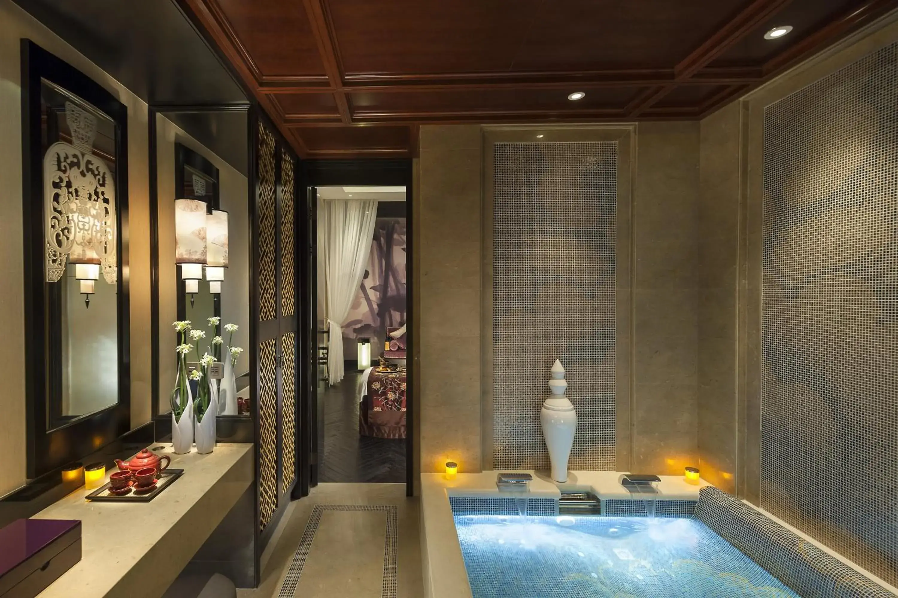 Spa and wellness centre/facilities in Mandarin Oriental, Guangzhou Spa and wellness centre/facilities in Mandarin Oriental, Guangzhou