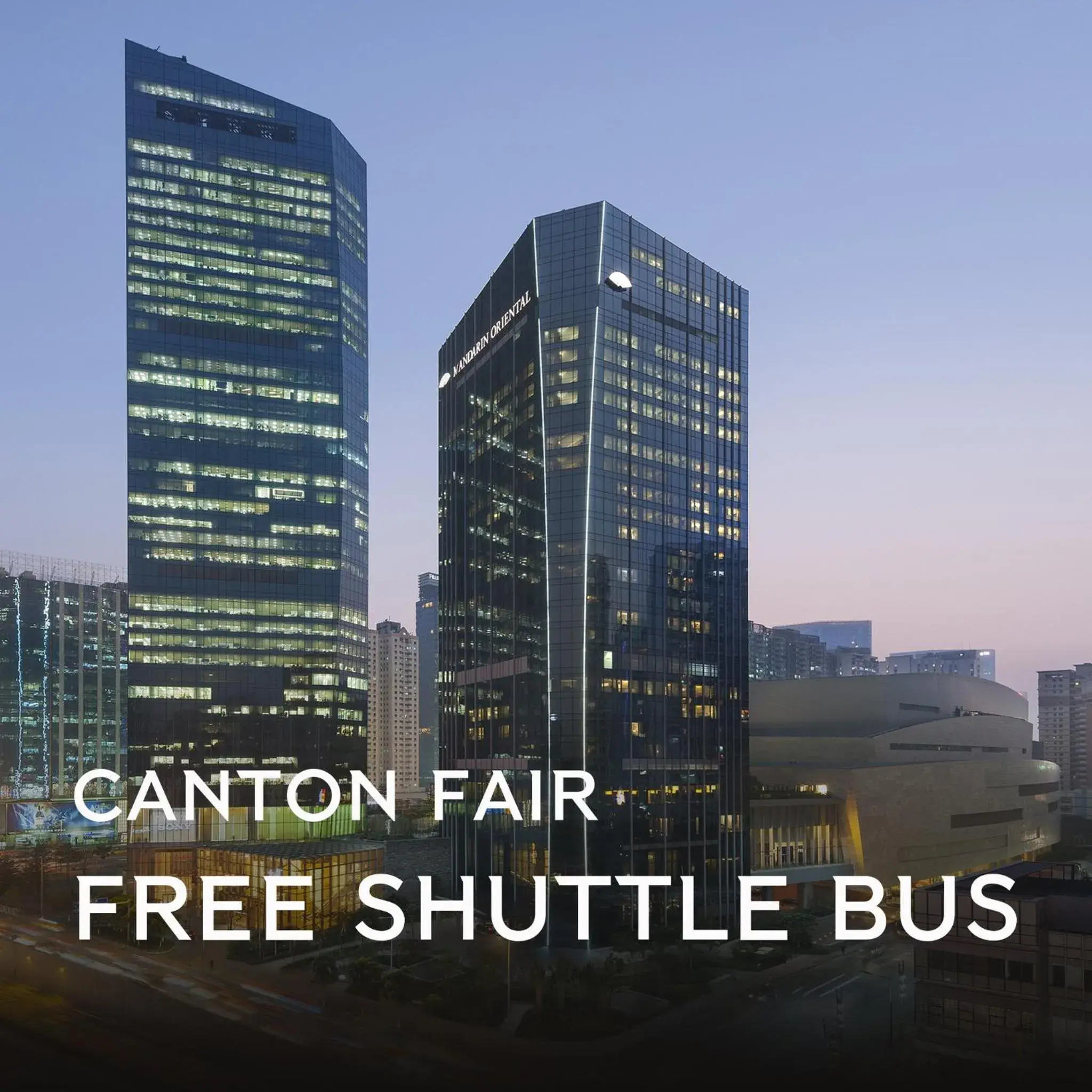 Property building in Mandarin Oriental, Guangzhou Property building in Mandarin Oriental, Guangzhou