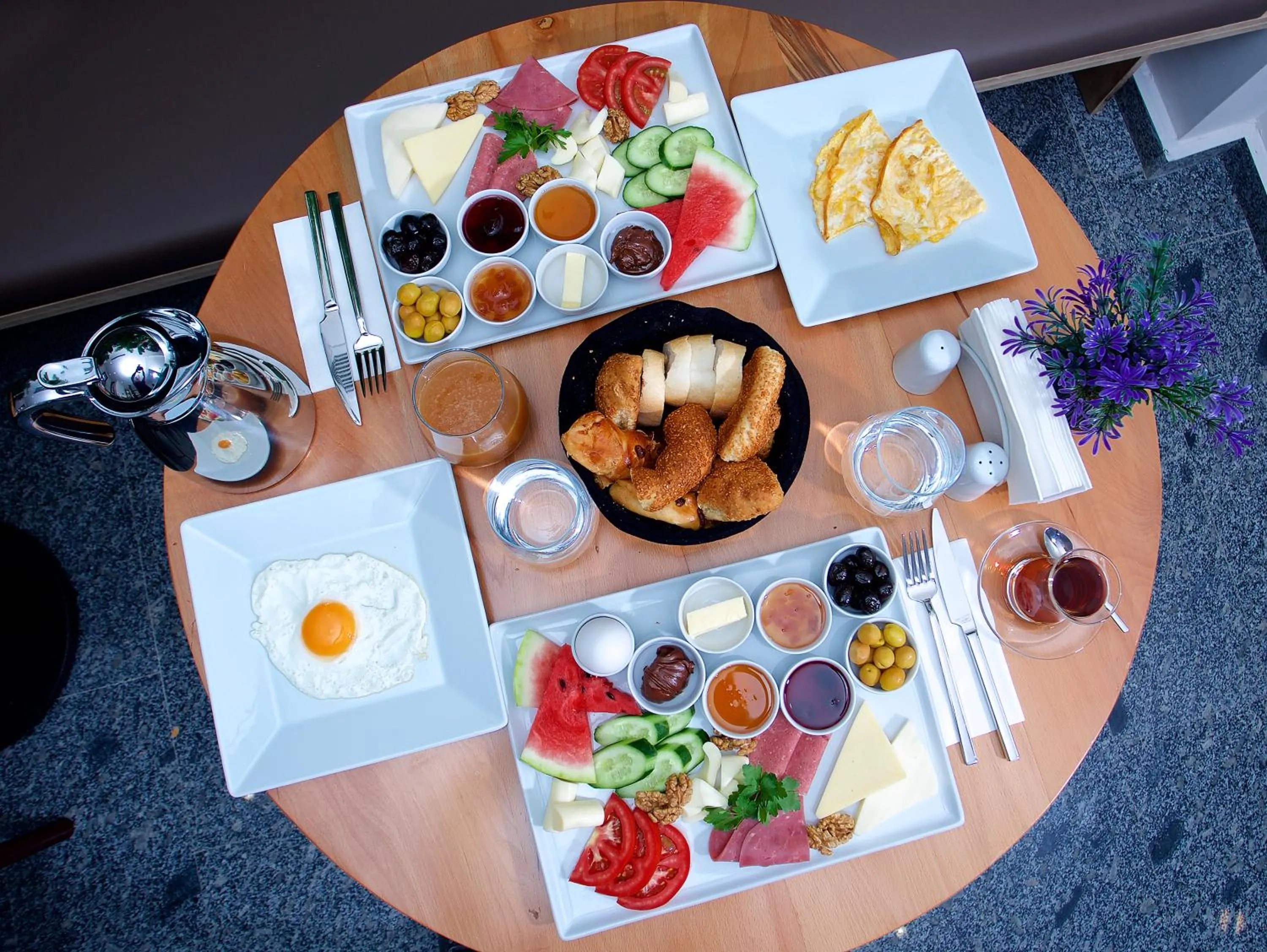 Continental breakfast in Joy Taksim