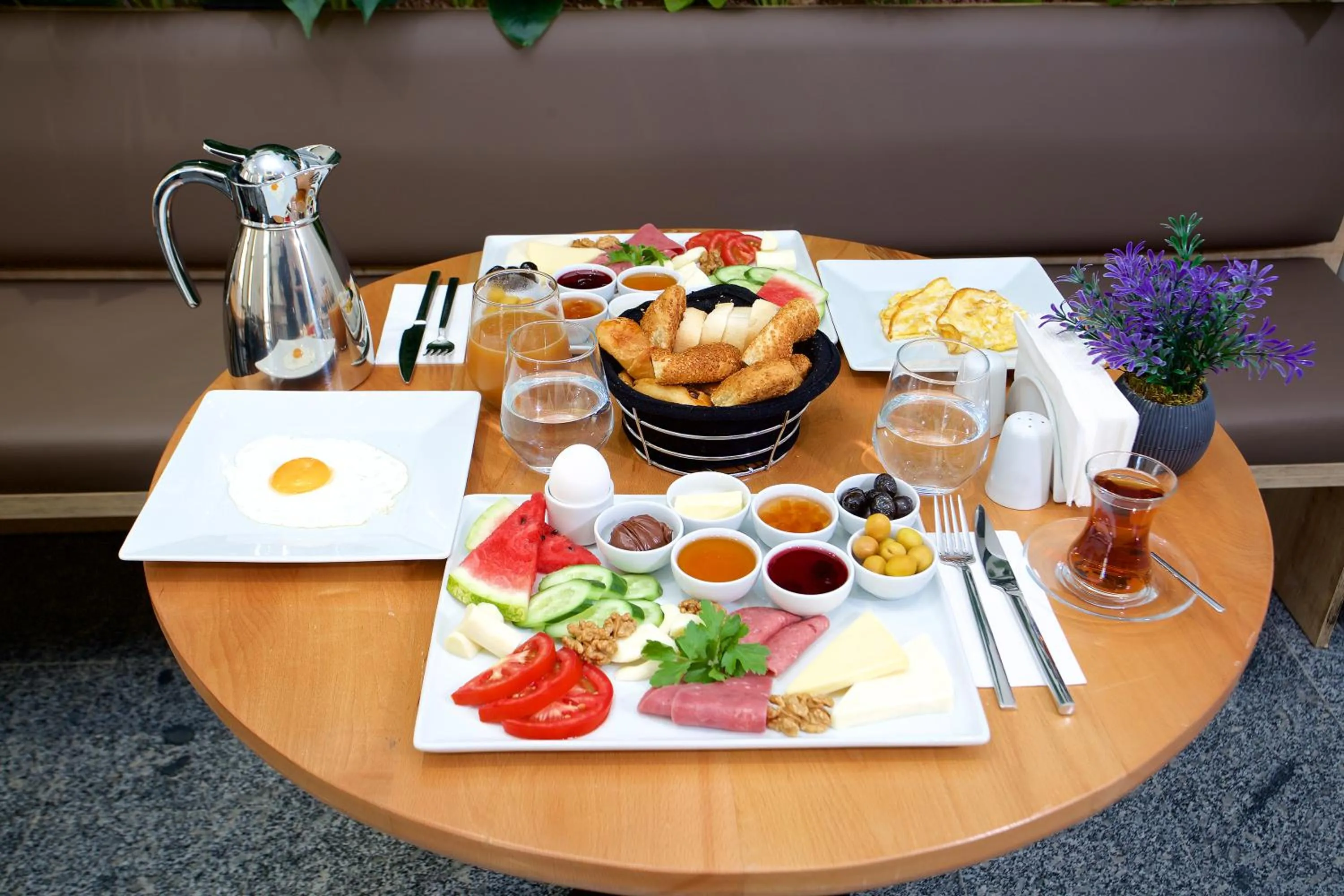 Continental breakfast in Joy Taksim