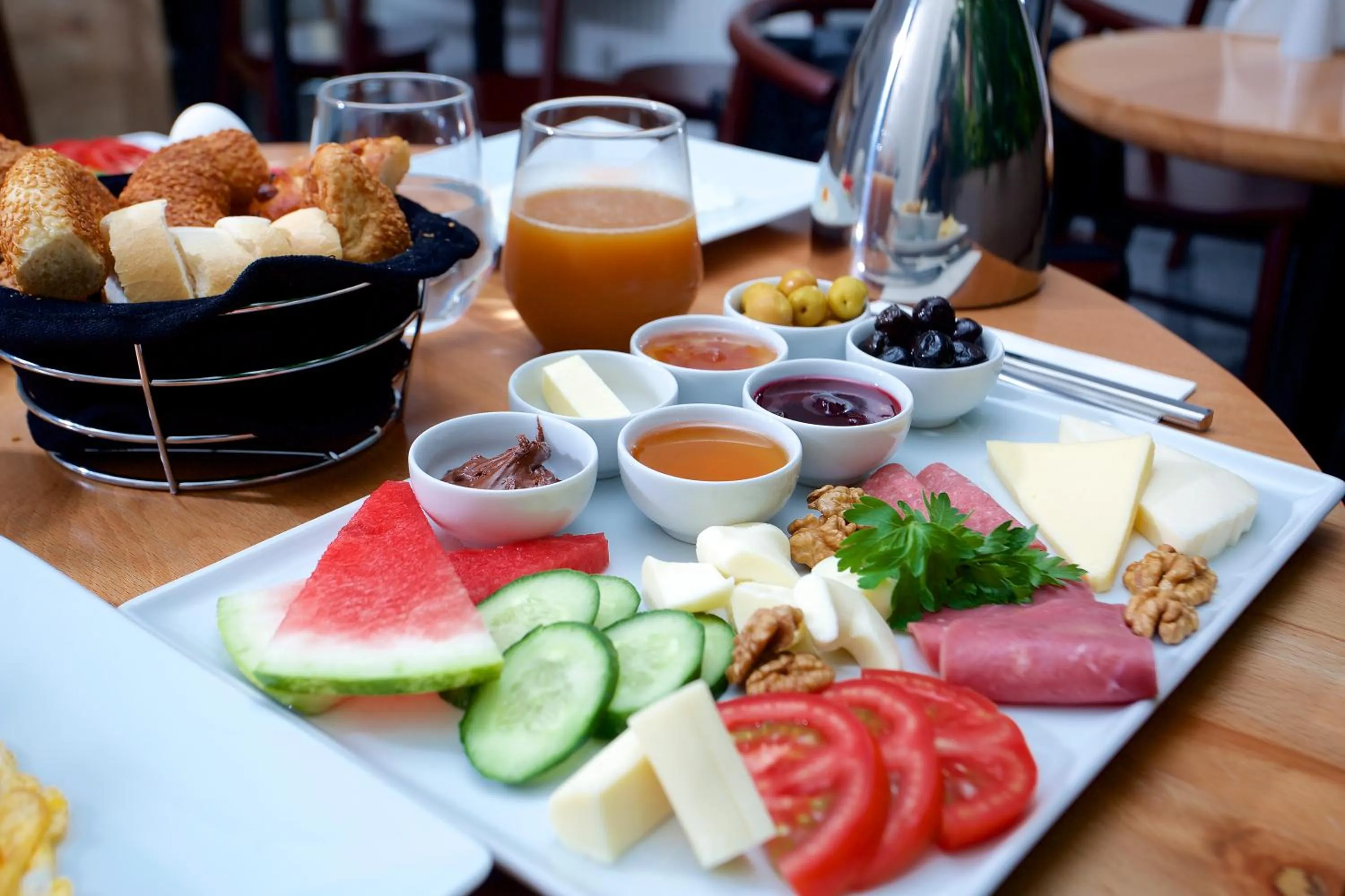 Continental breakfast in Joy Taksim