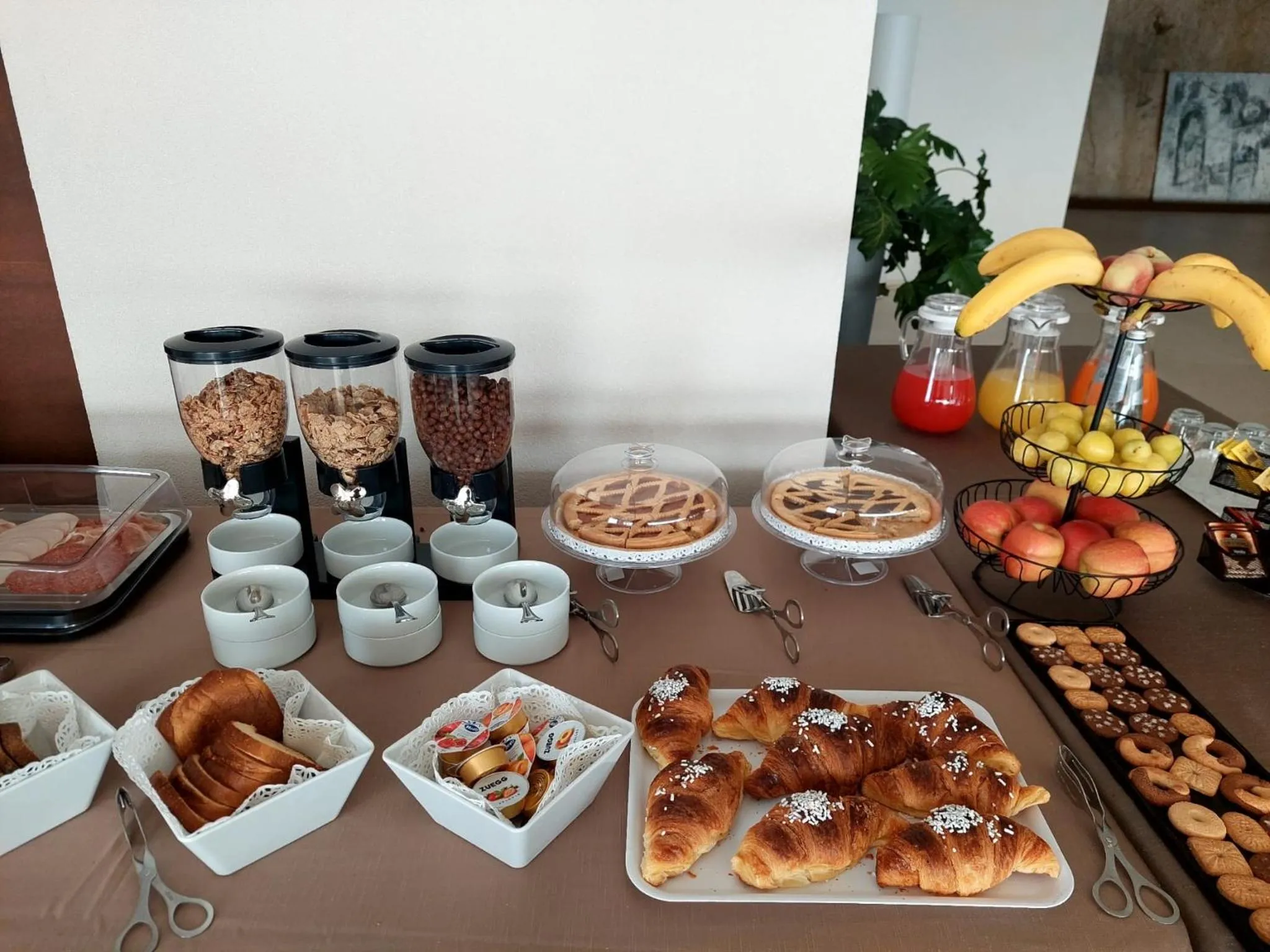 Italian breakfast in Hotel Belvedere Resort