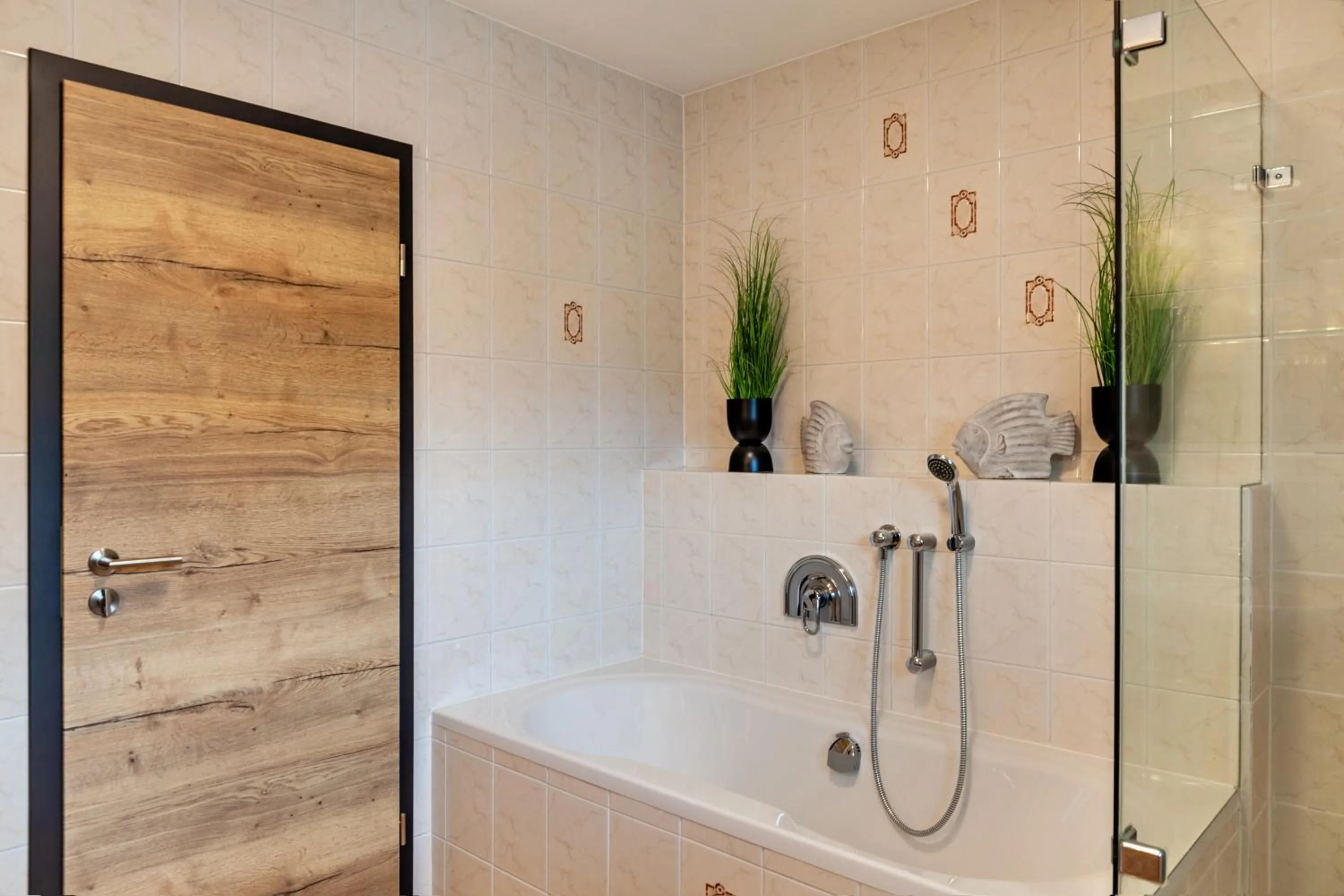 Bathroom in Alpblick Apartment Alpspitze