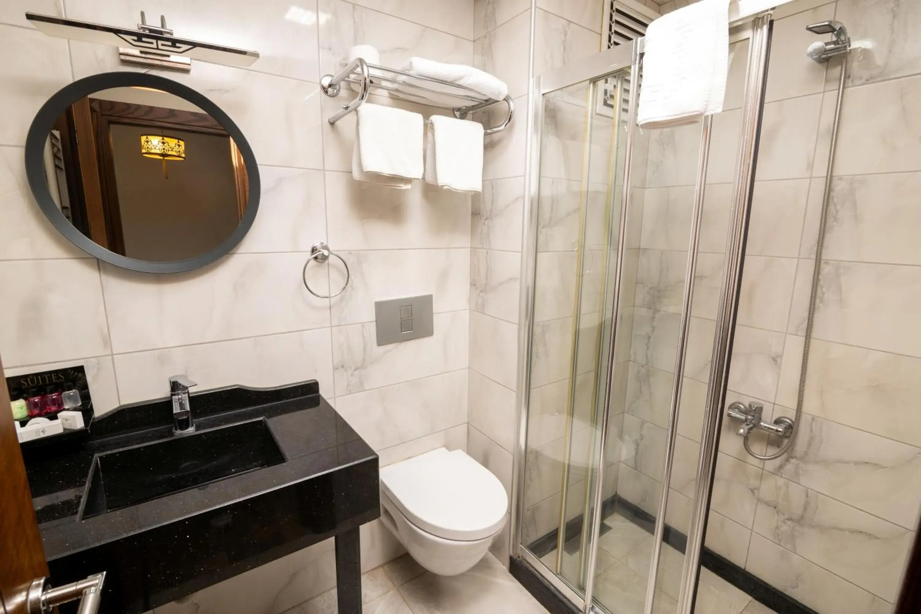 Bathroom in Şişli Luxury K Suites Hotel Bathroom in Şişli Luxury K Suites Hotel