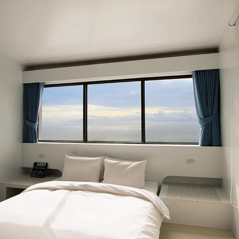 Bed in Sea Shore Hotel