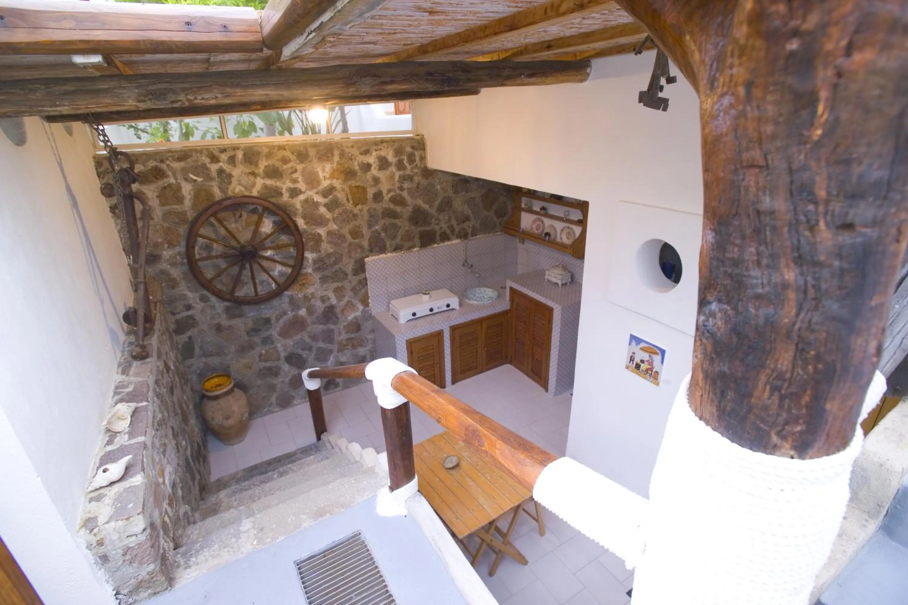 Kitchen or kitchenette in B&B da Luca