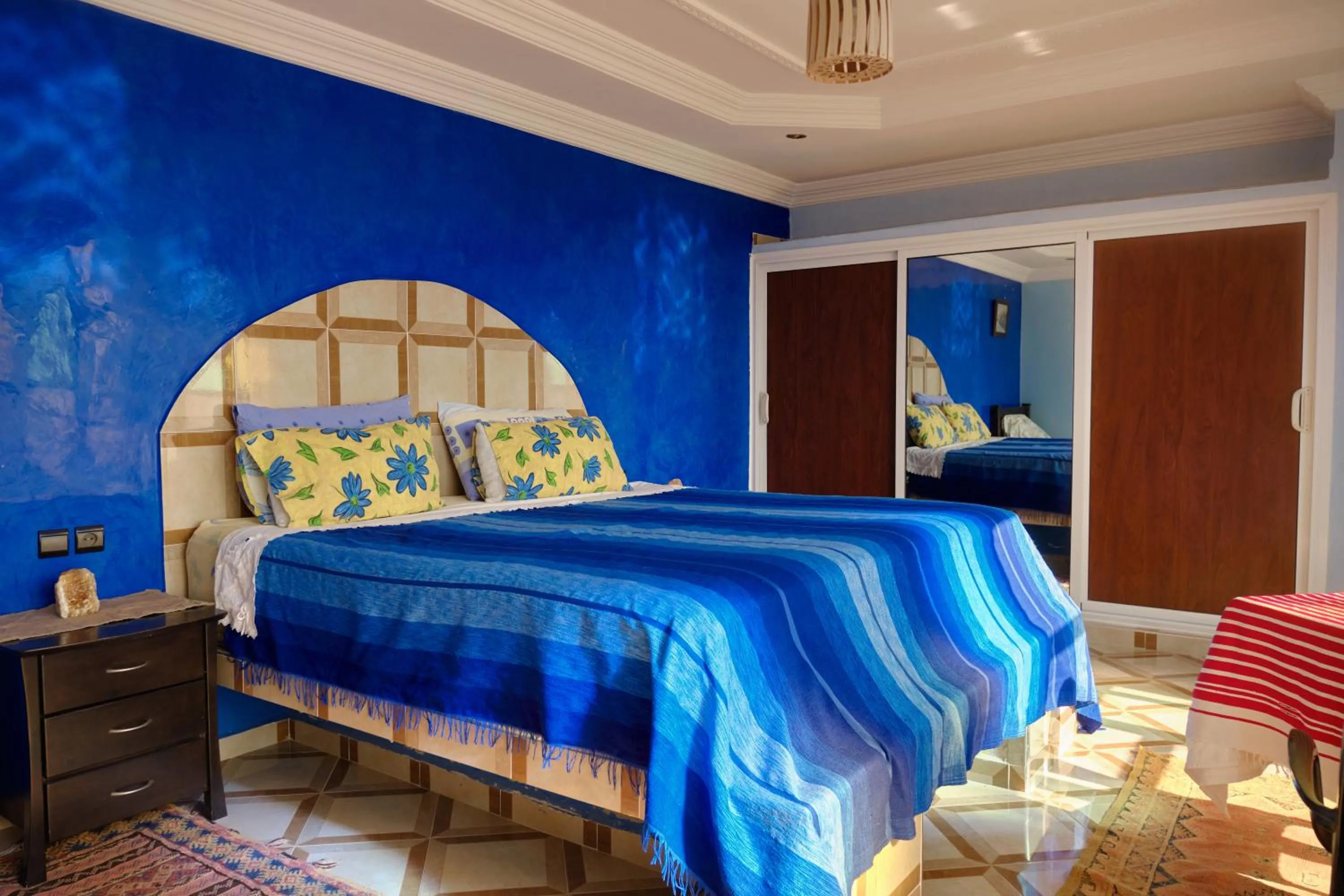 Bed in The Sunrise Villa