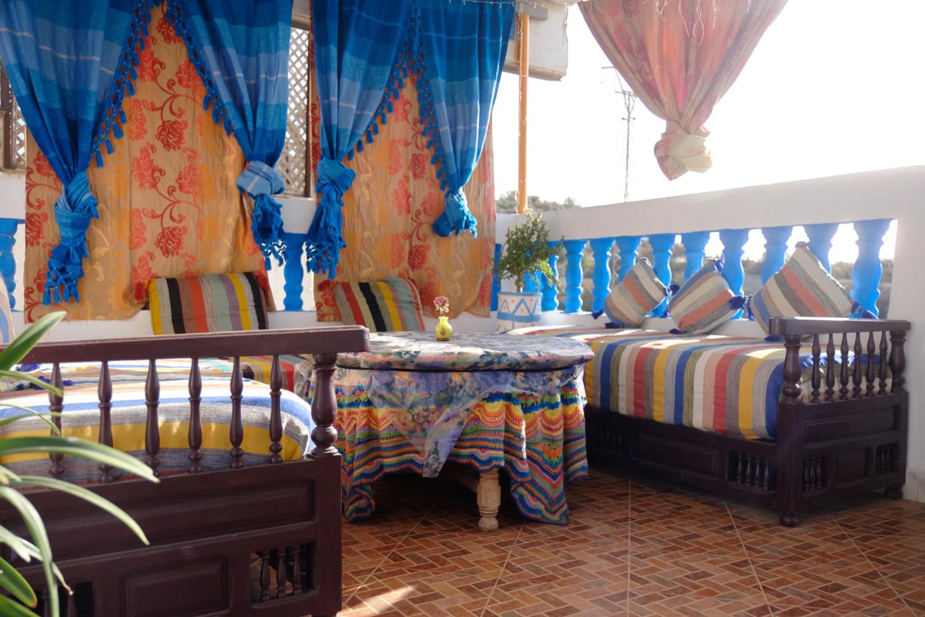 Bed in The Sunrise Villa