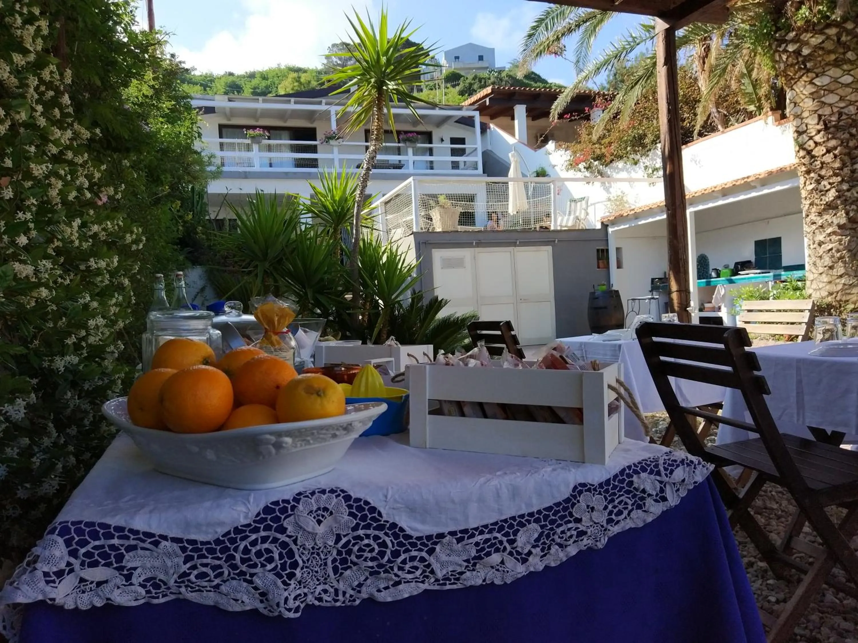 Food and drinks in La Casa A Mare B&B