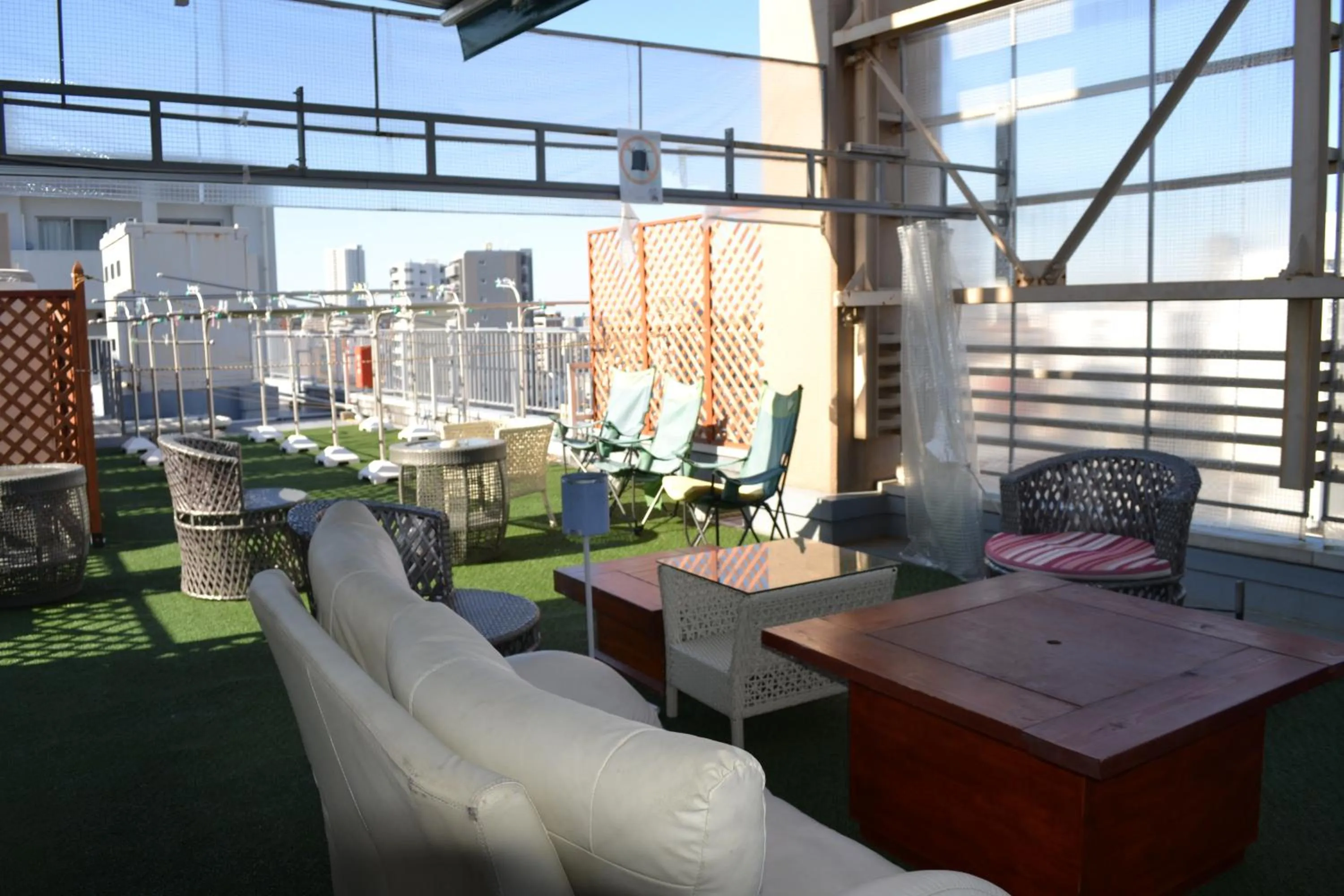 Balcony/Terrace in 1 Night 1980 Hostel Tokyo Asakusa Simple Stay