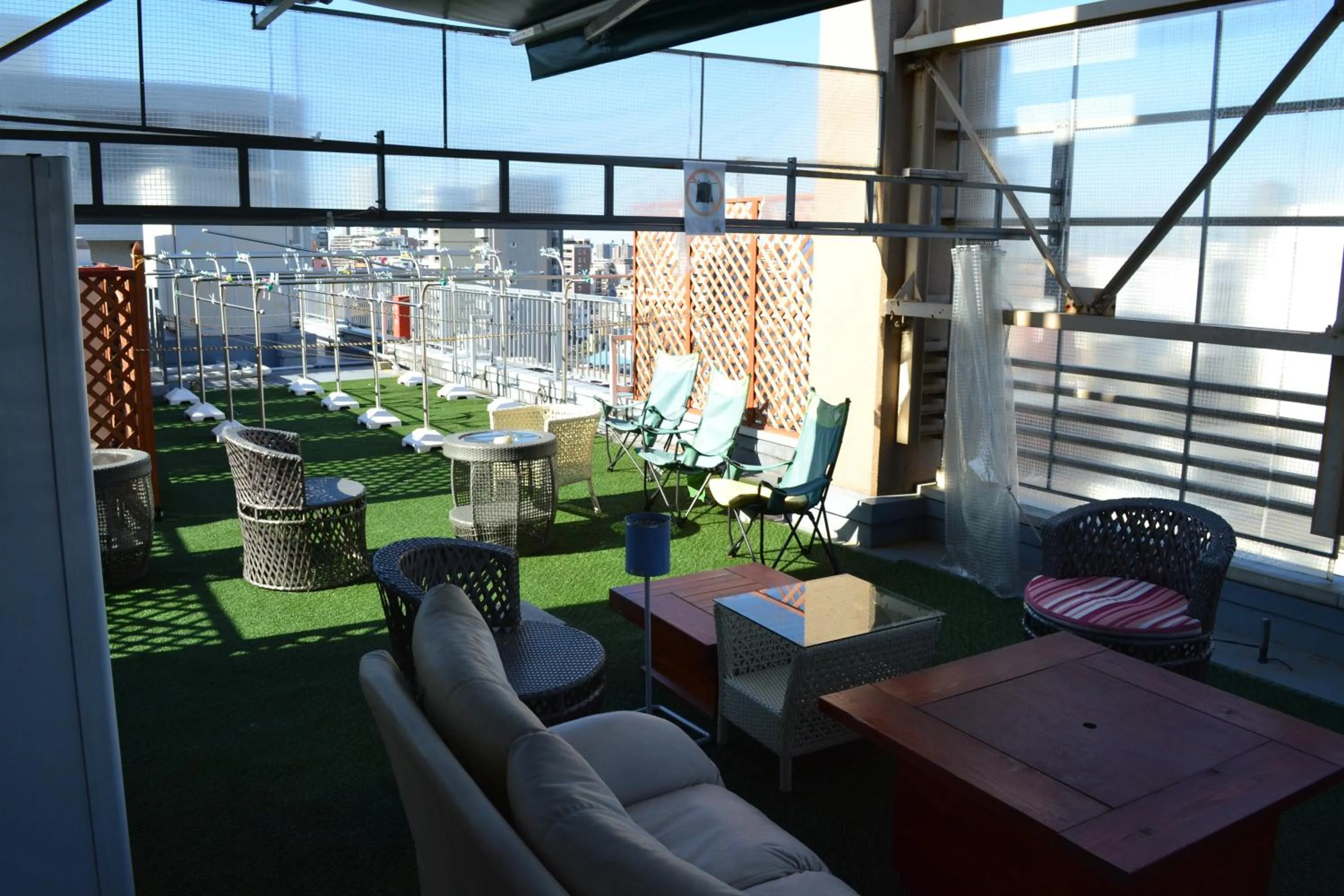 Balcony/Terrace in 1 Night 1980 Hostel Tokyo Asakusa Simple Stay