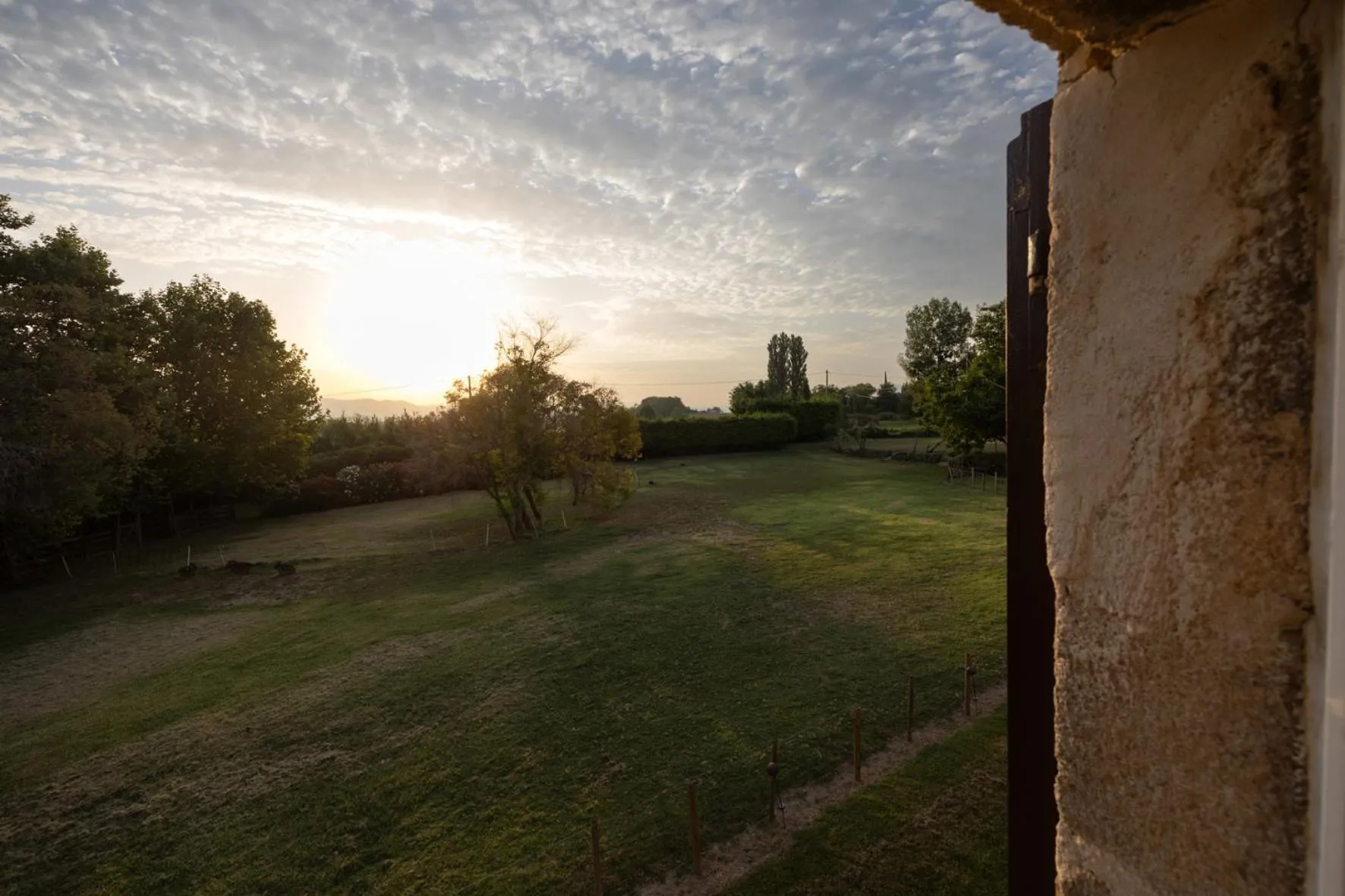 Garden view in Le Moulin de Beaunette