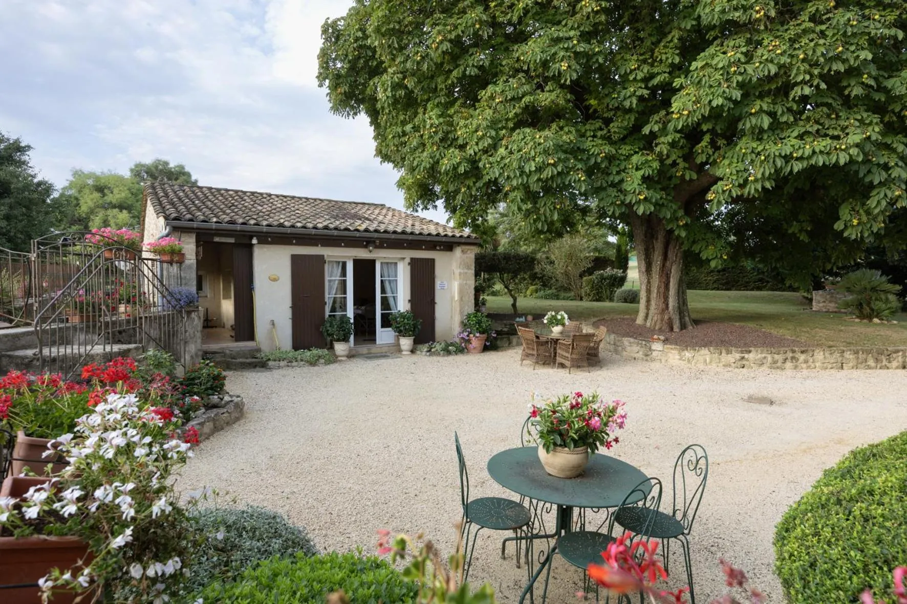 Garden in Le Moulin de Beaunette