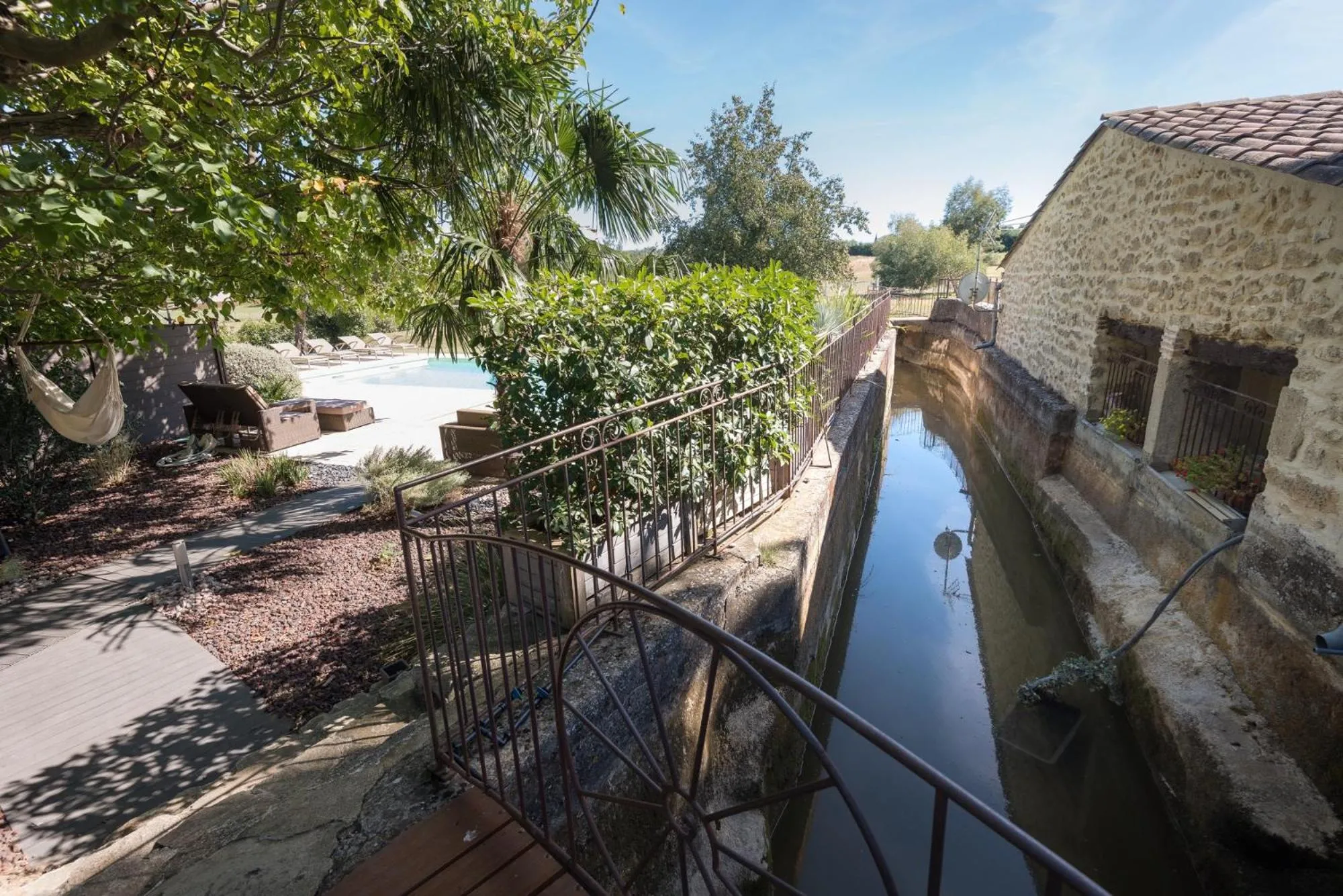 Garden in Le Moulin de Beaunette