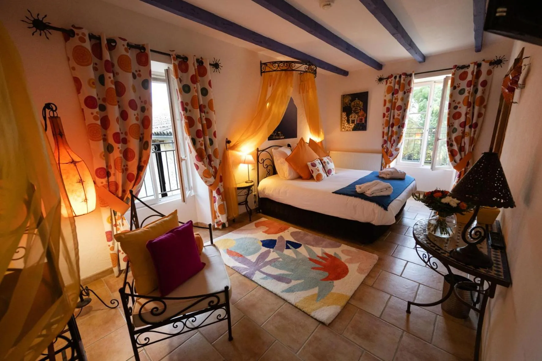 Bedroom, Bed in Le Moulin de Beaunette