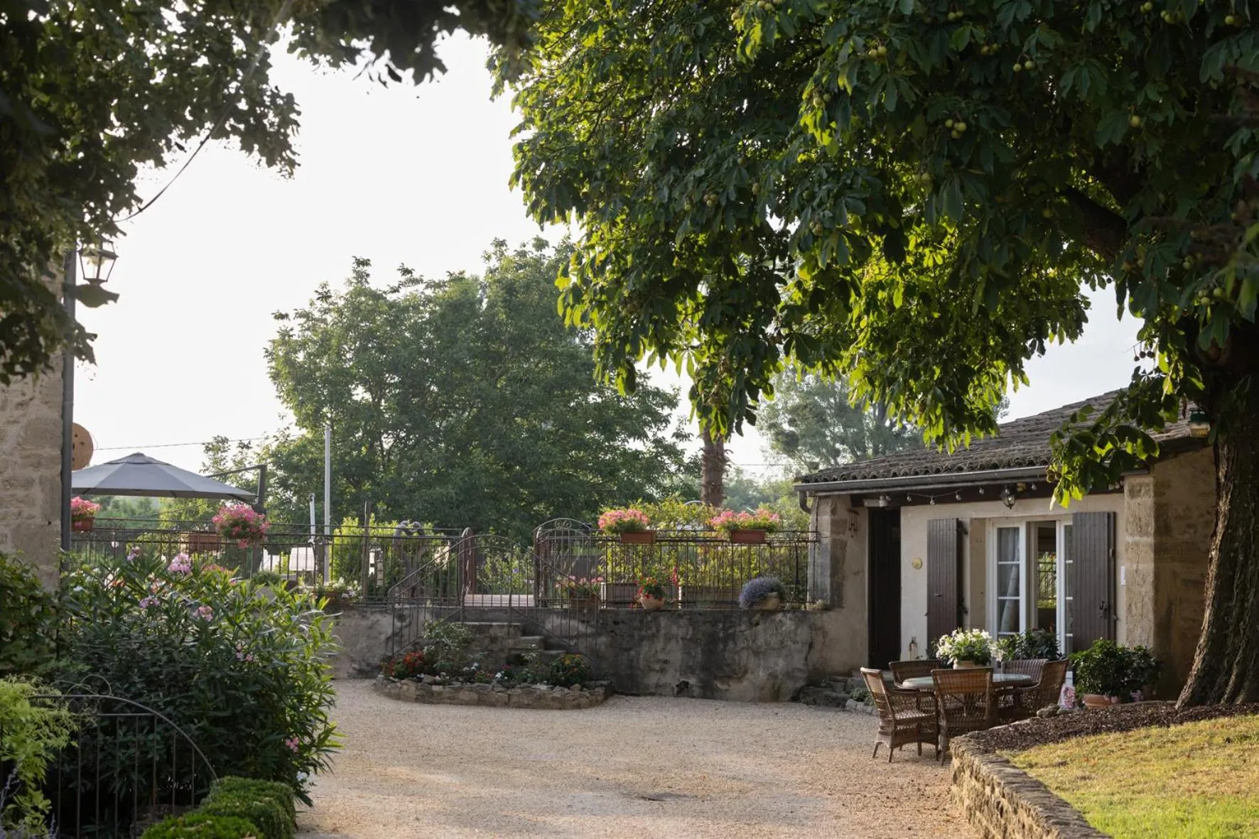 Garden in Le Moulin de Beaunette