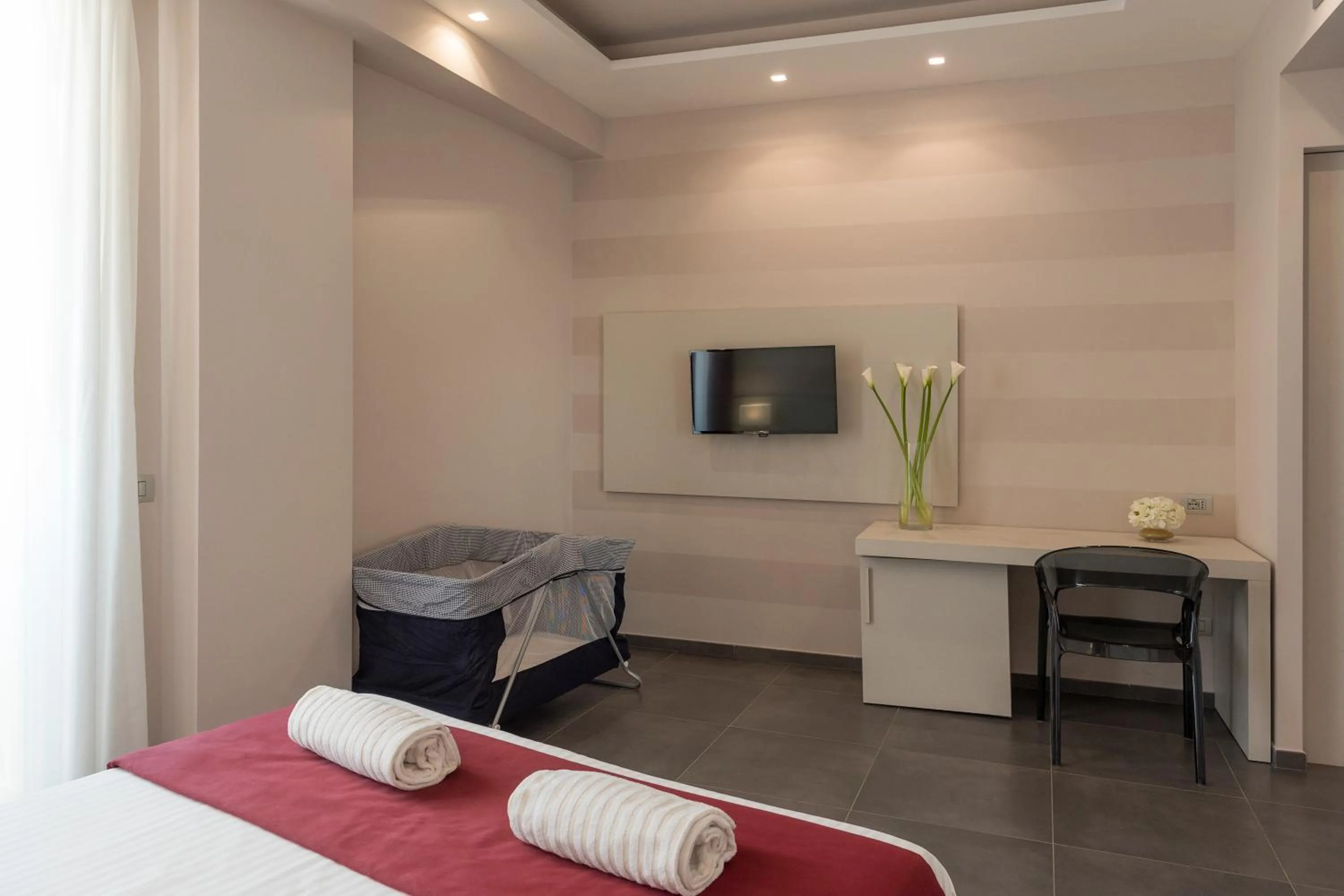 Bed in Grand Hotel Biffy