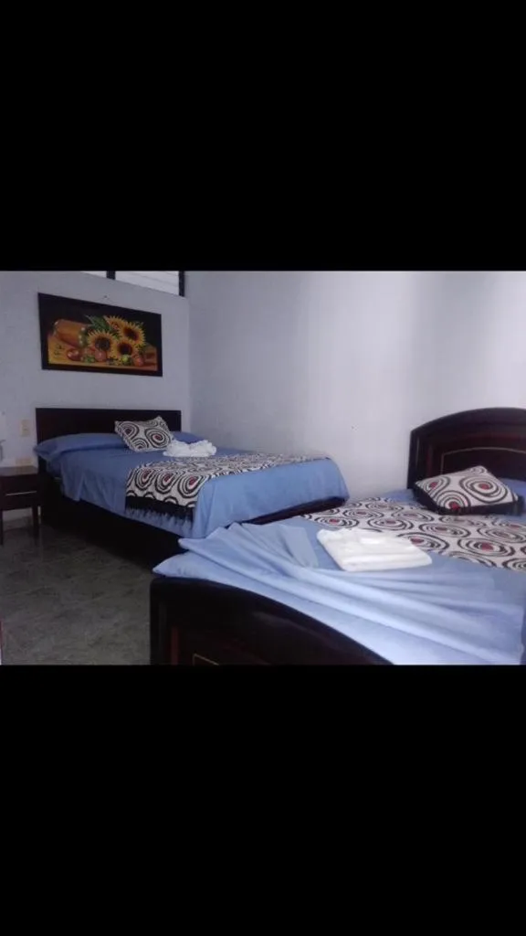 Bed in Hotel Villa del Rosario Nuevo