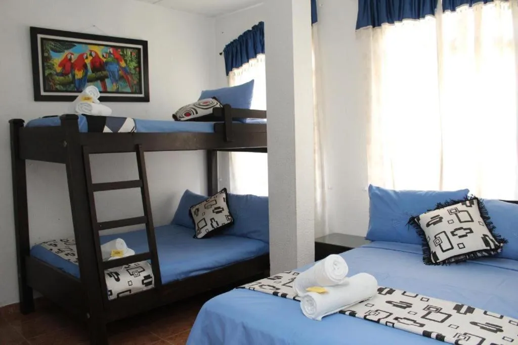 Bed in Hotel Villa del Rosario Nuevo