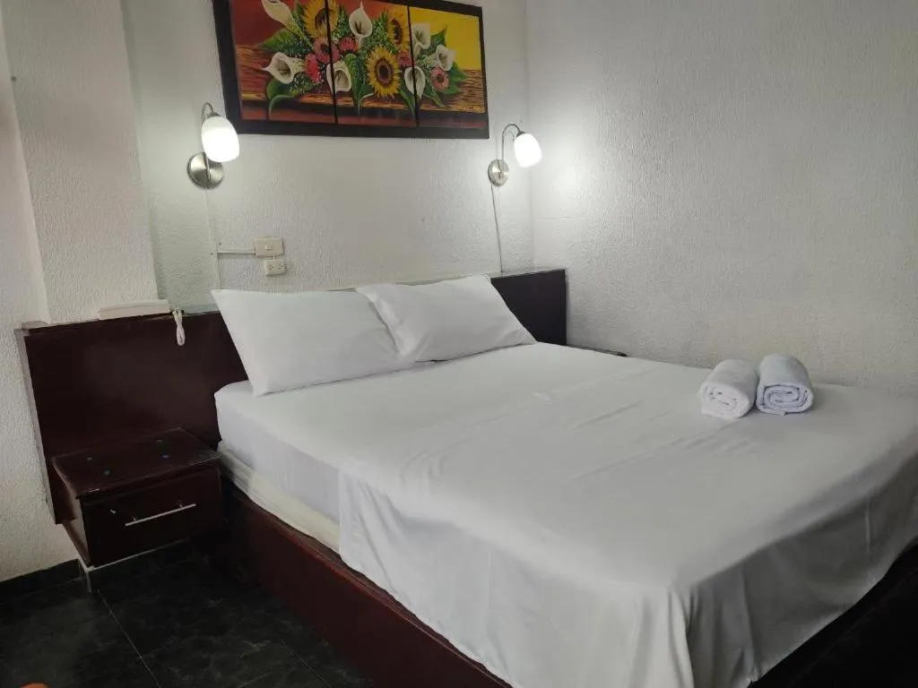 Bed in Hotel Villa del Rosario Nuevo