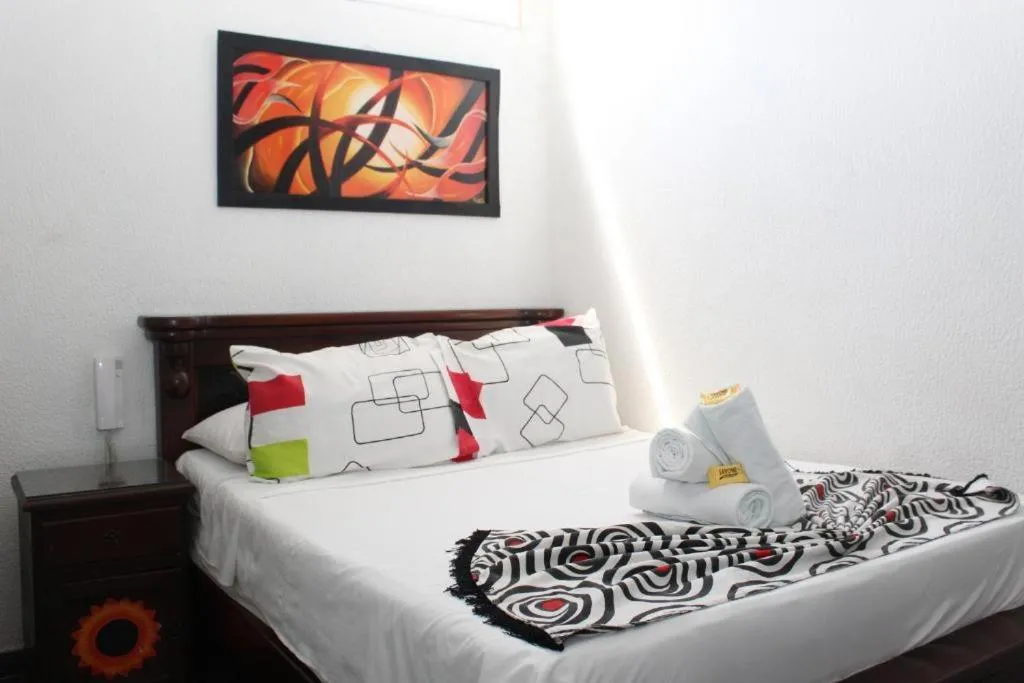 Bed in Hotel Villa del Rosario Nuevo