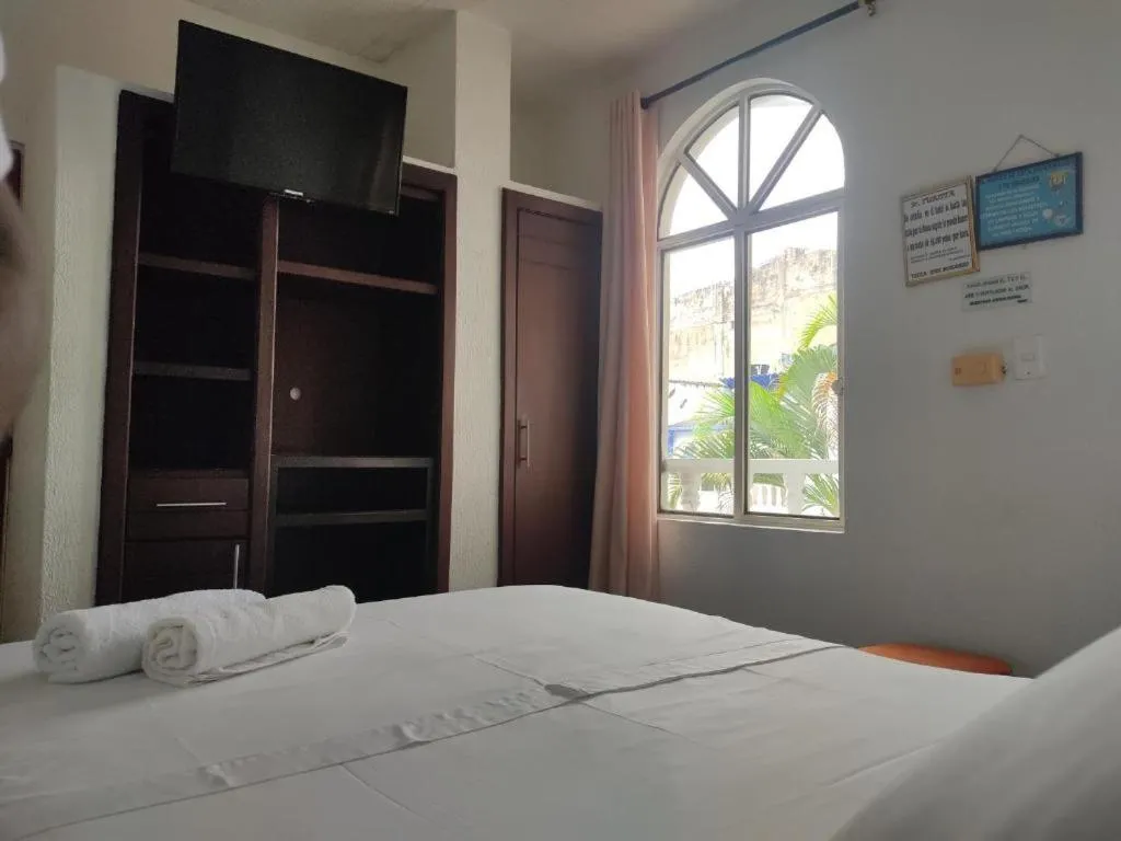Bed in Hotel Villa del Rosario Nuevo