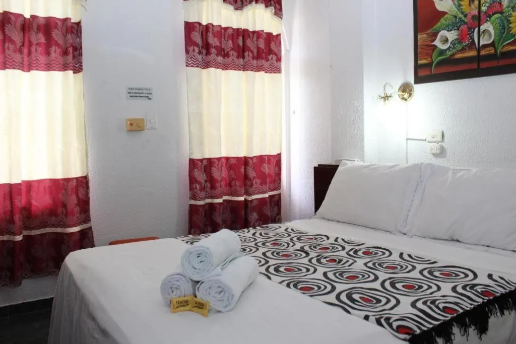 Bed in Hotel Villa del Rosario Nuevo