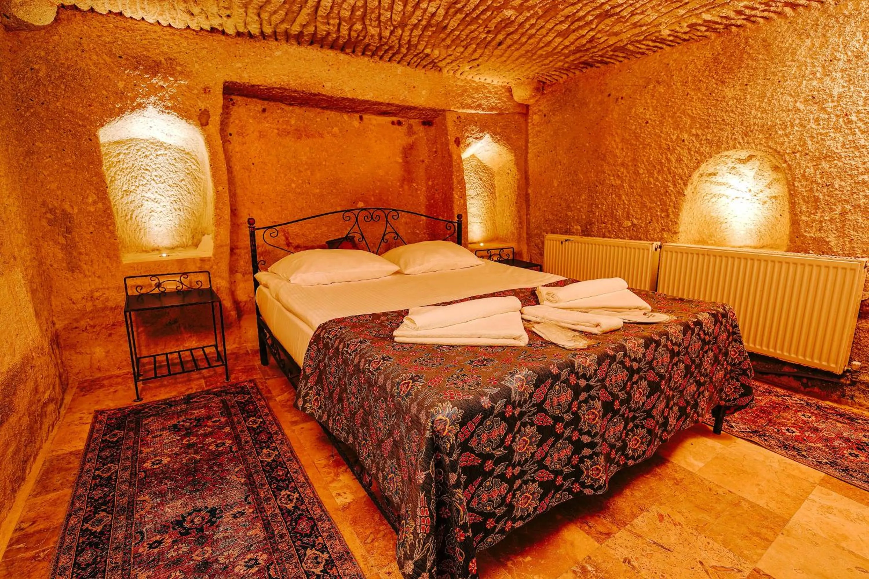 Bed in Alaca Cave Cappadocia