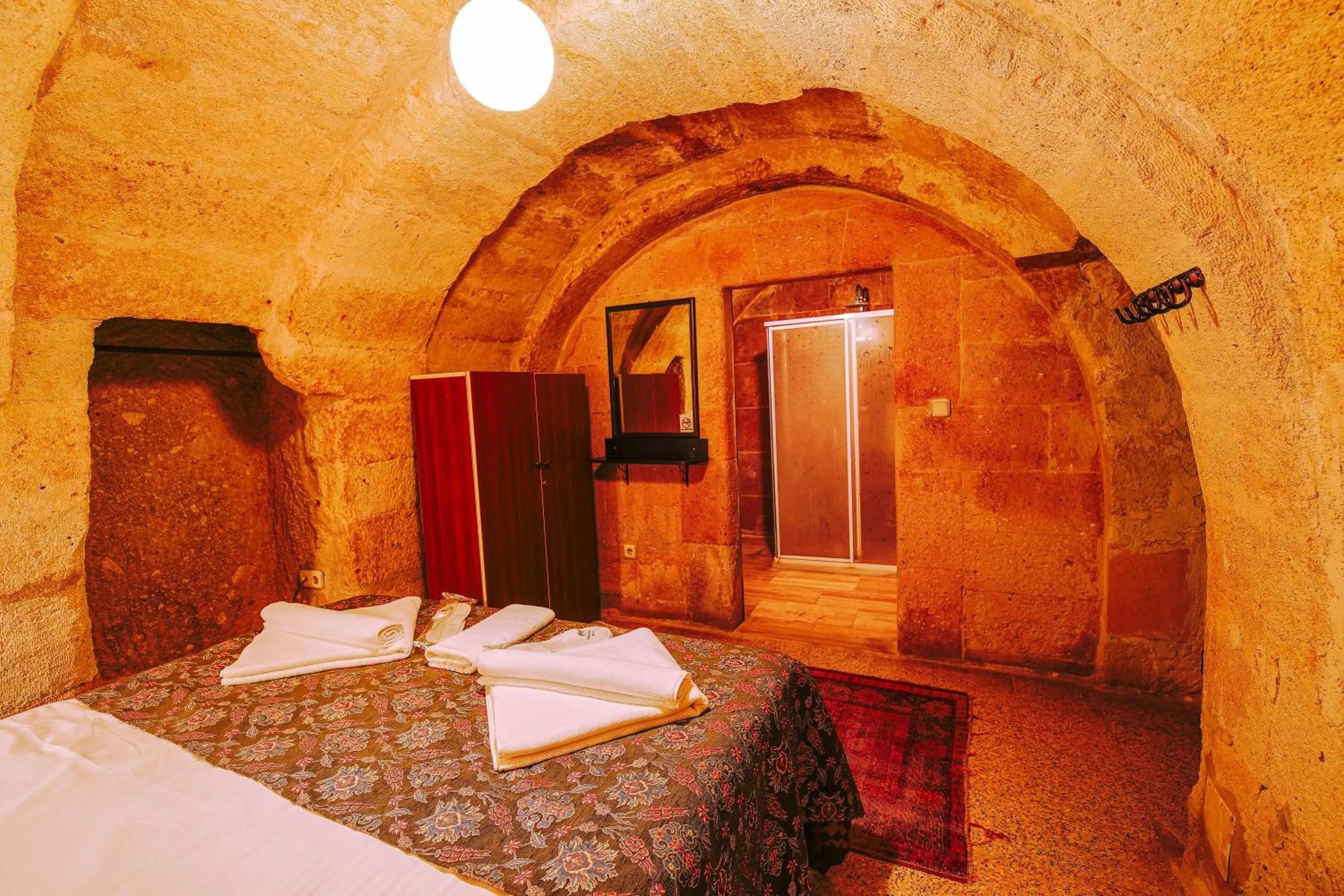 Bed in Alaca Cave Cappadocia