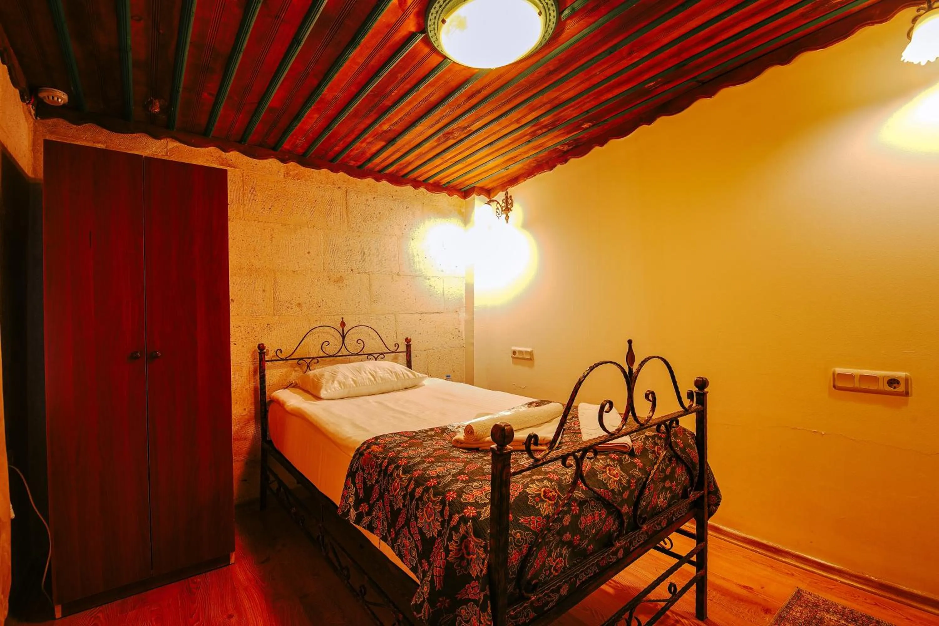 Bed in Alaca Cave Cappadocia