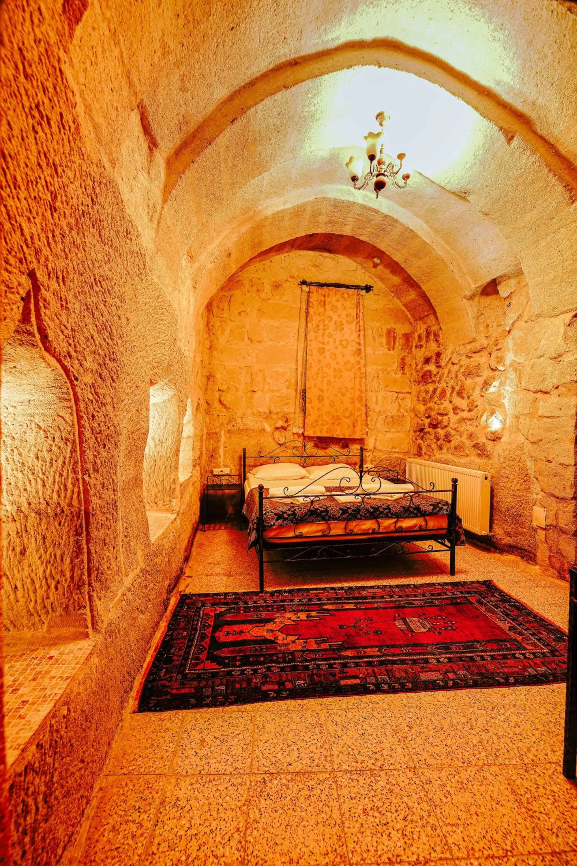 Bed in Alaca Cave Cappadocia