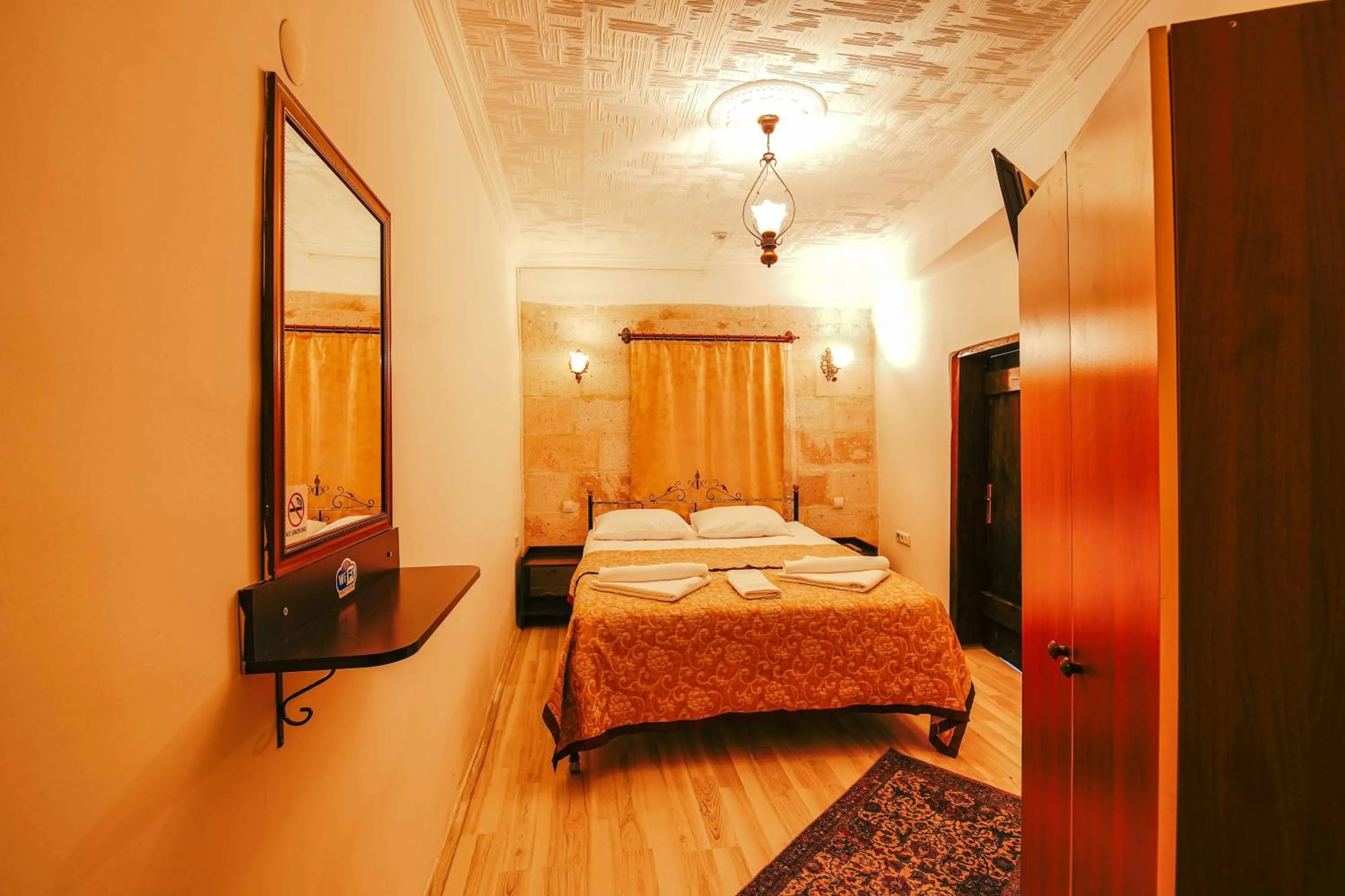 Bed in Alaca Cave Cappadocia