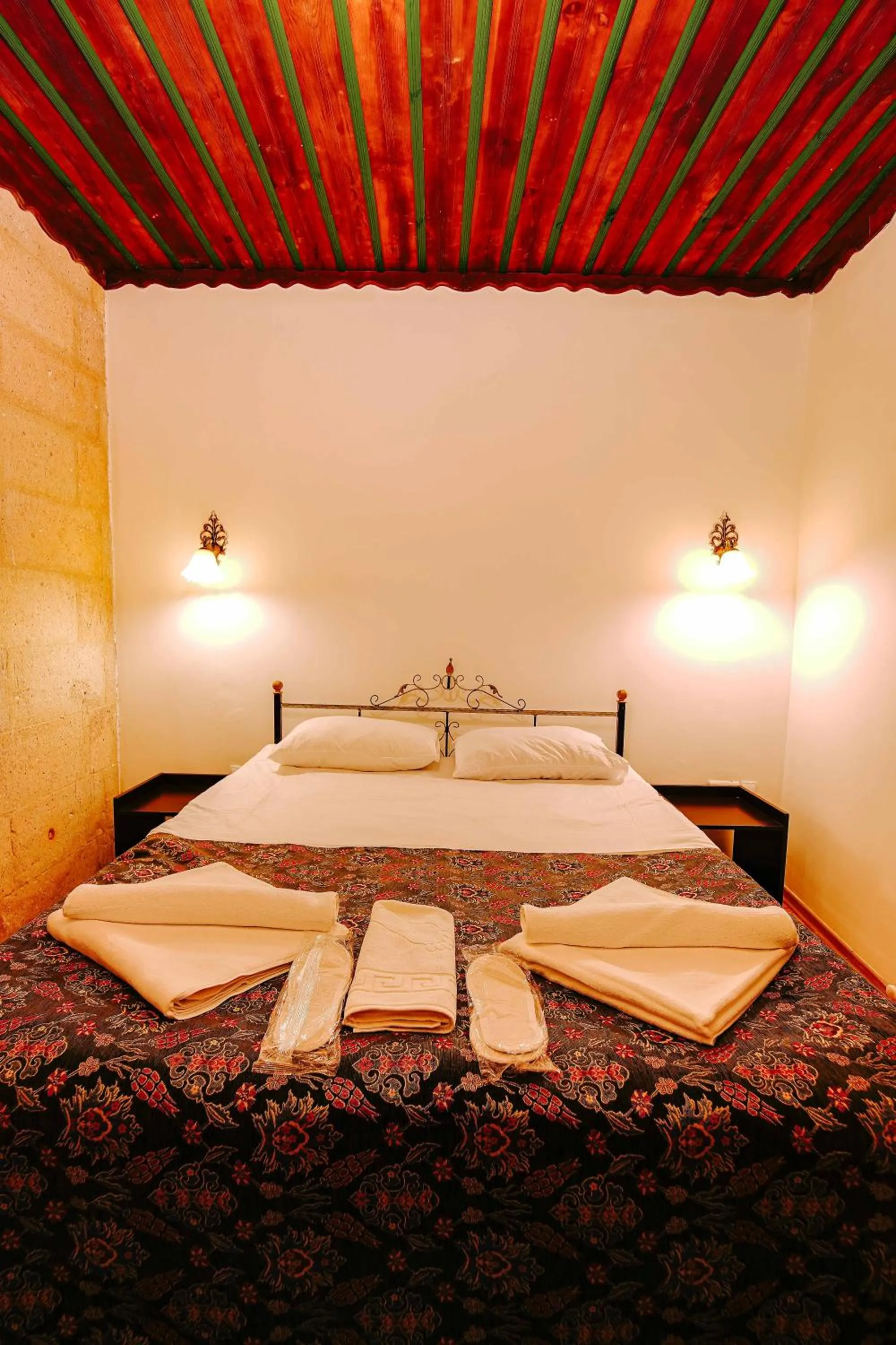 Bed in Alaca Cave Cappadocia