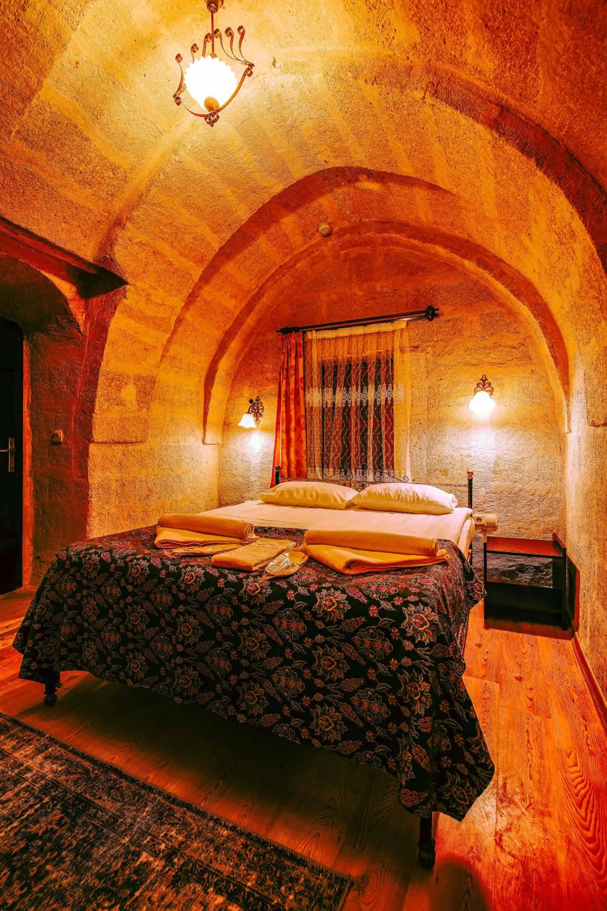 Bed in Alaca Cave Cappadocia