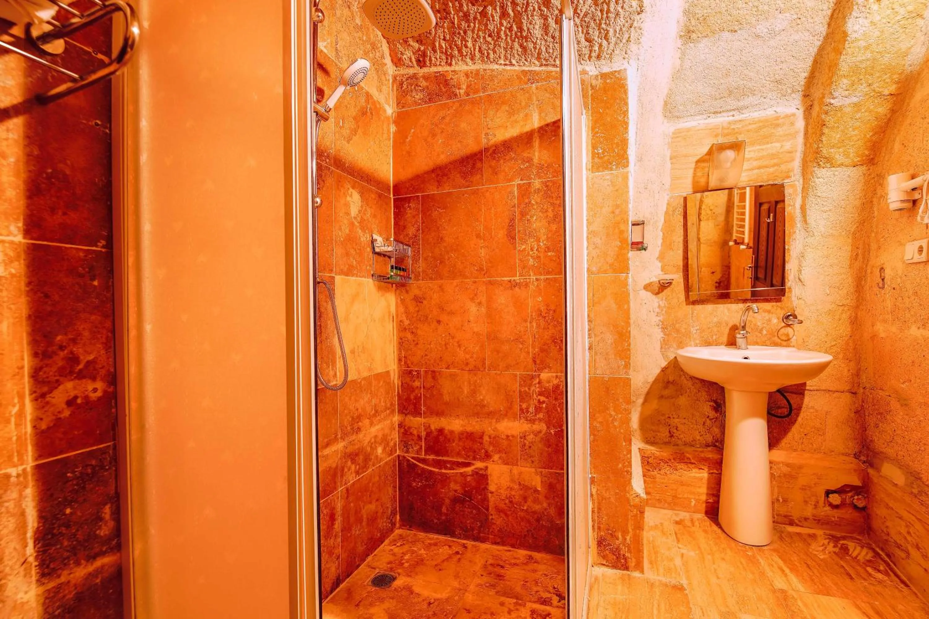 Shower in Alaca Cave Cappadocia
