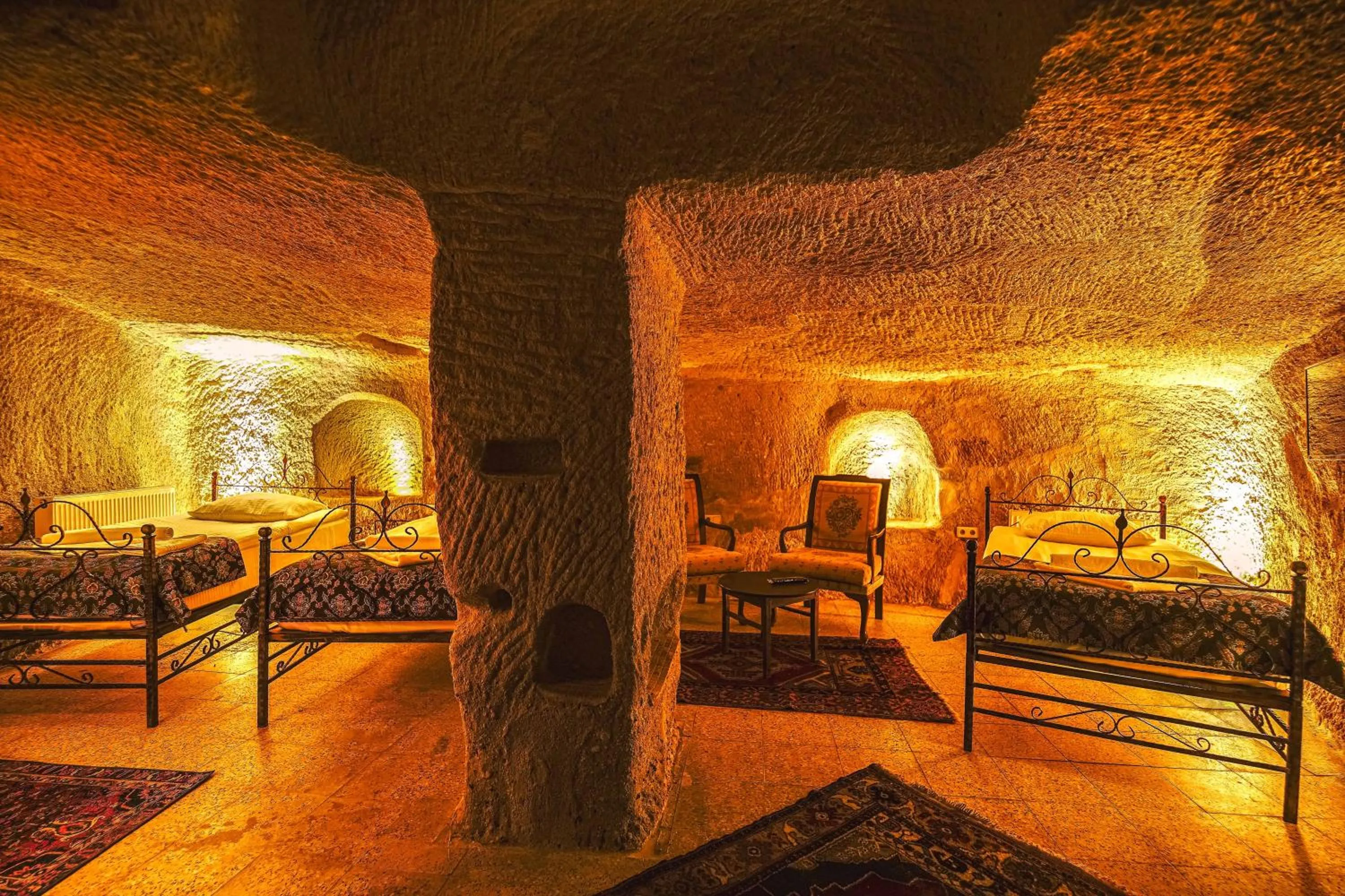 Bed in Alaca Cave Cappadocia
