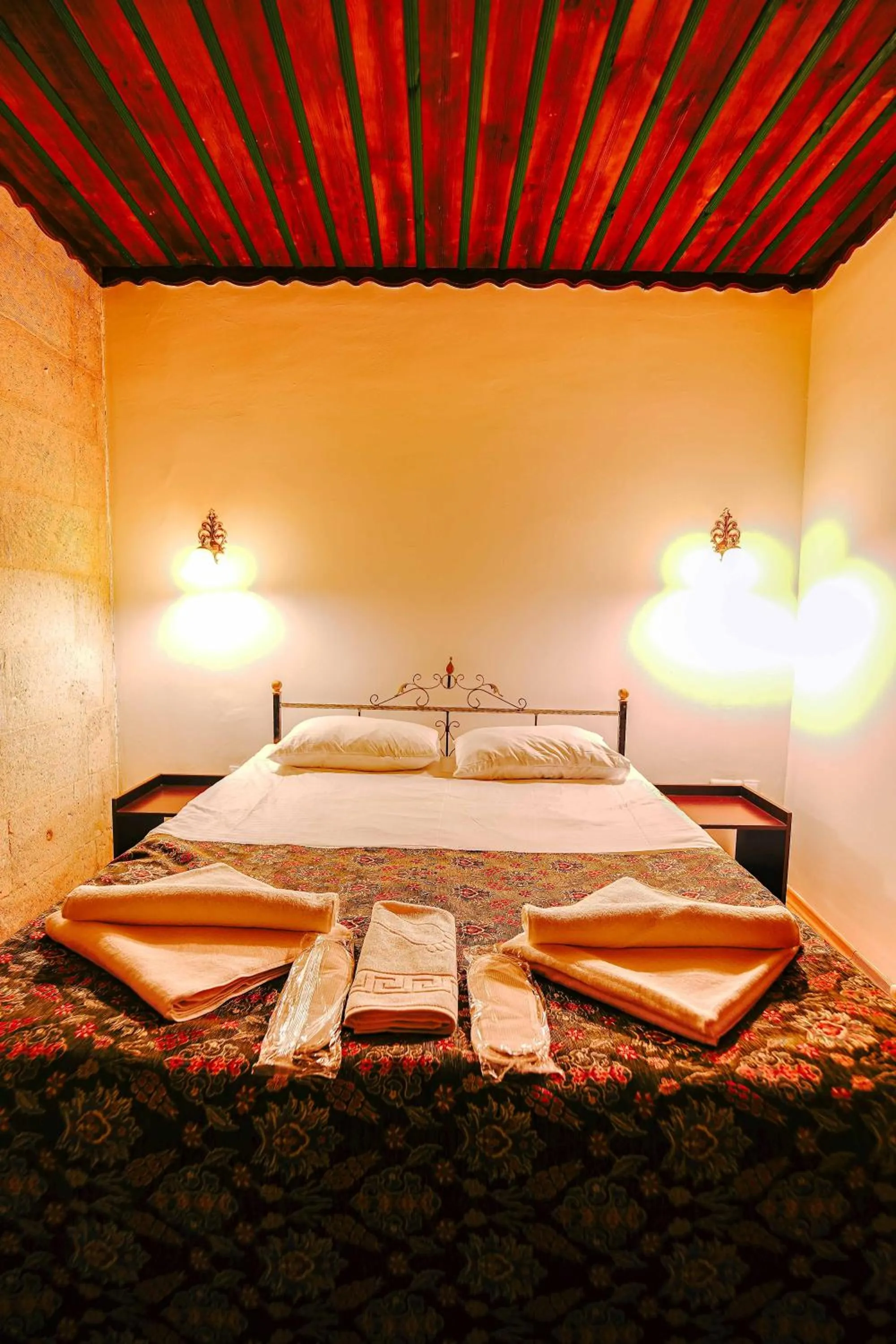 Bed in Alaca Cave Cappadocia