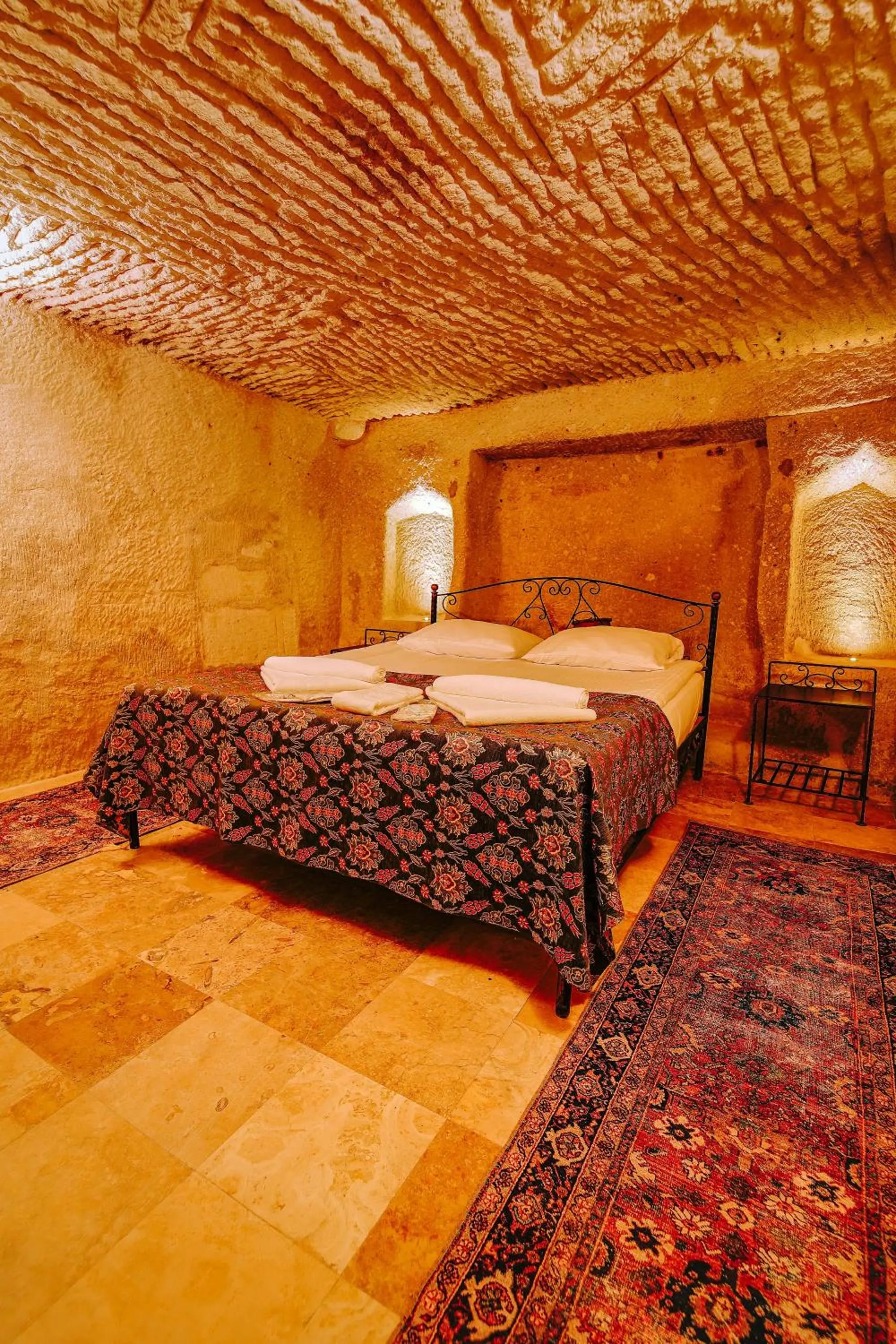 Bed in Alaca Cave Cappadocia