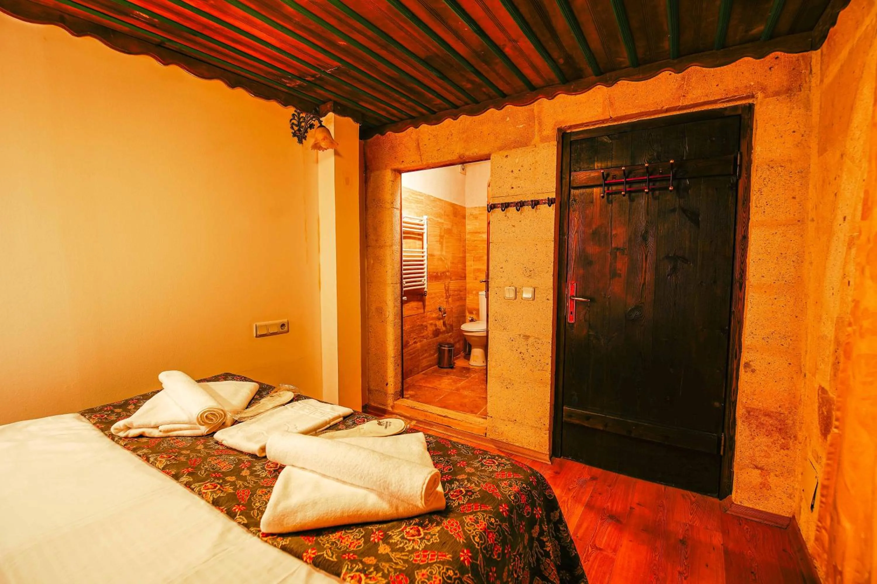 Bed in Alaca Cave Cappadocia