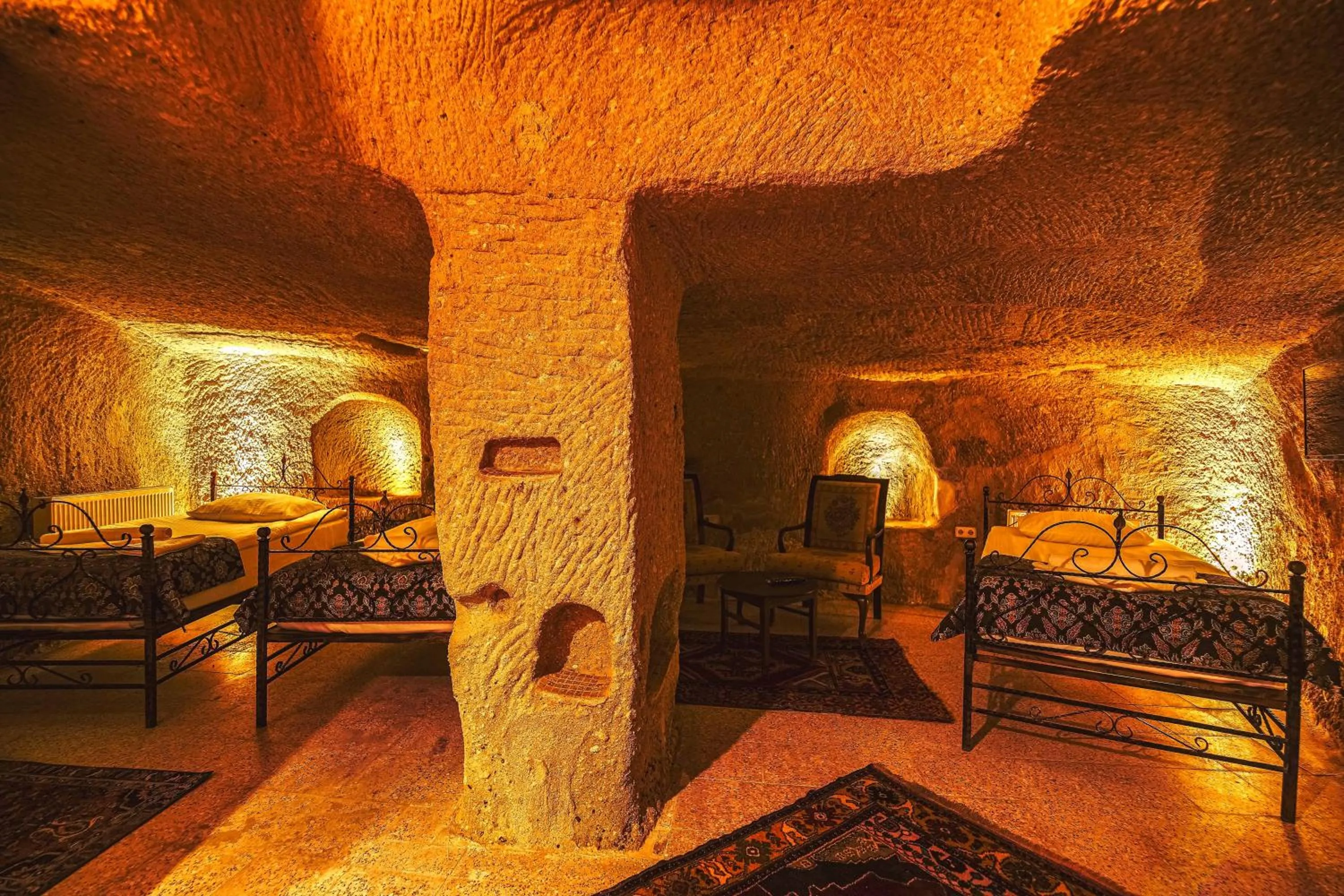 Bed in Alaca Cave Cappadocia