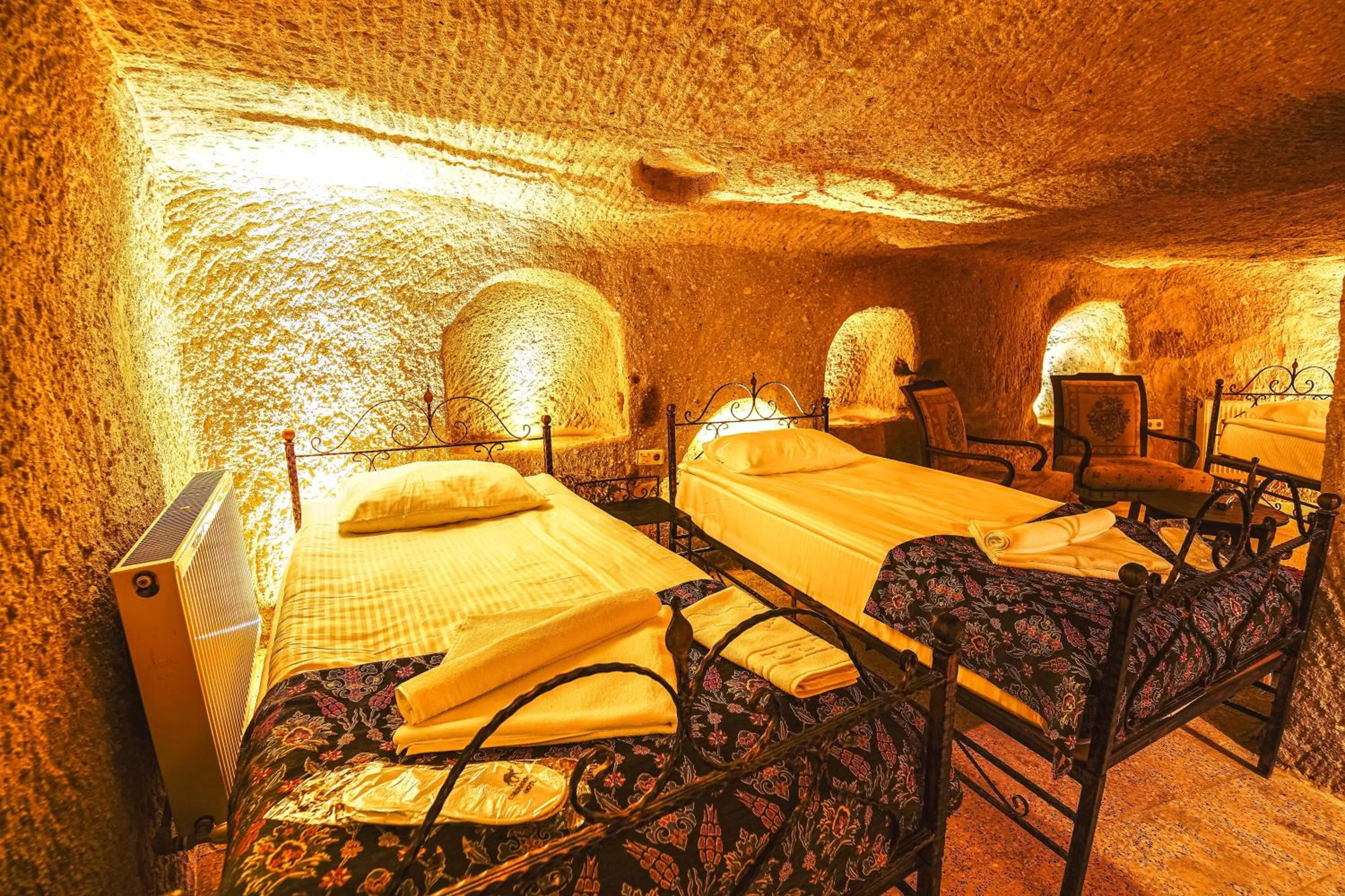 Bed in Alaca Cave Cappadocia