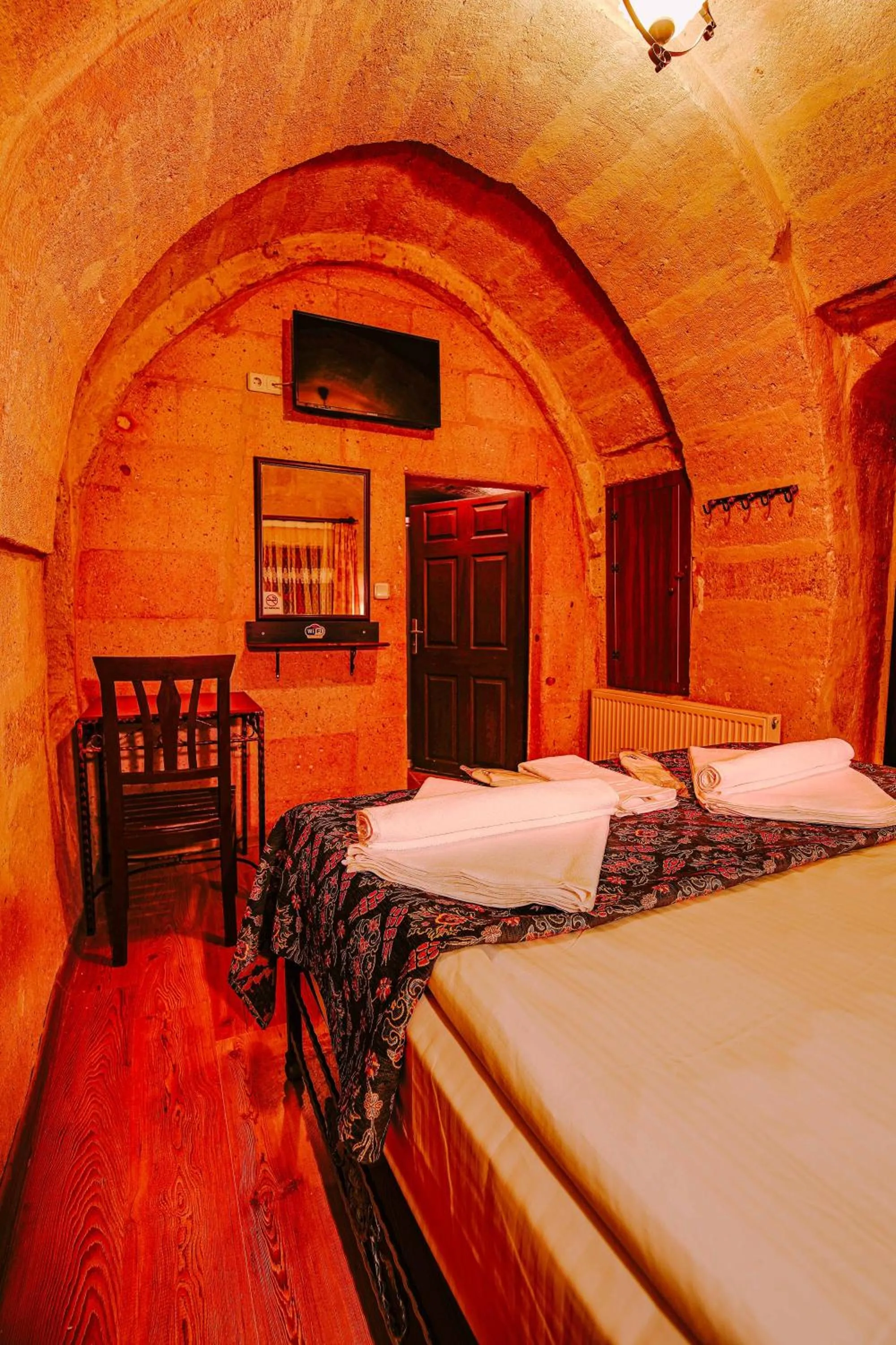 Bed in Alaca Cave Cappadocia