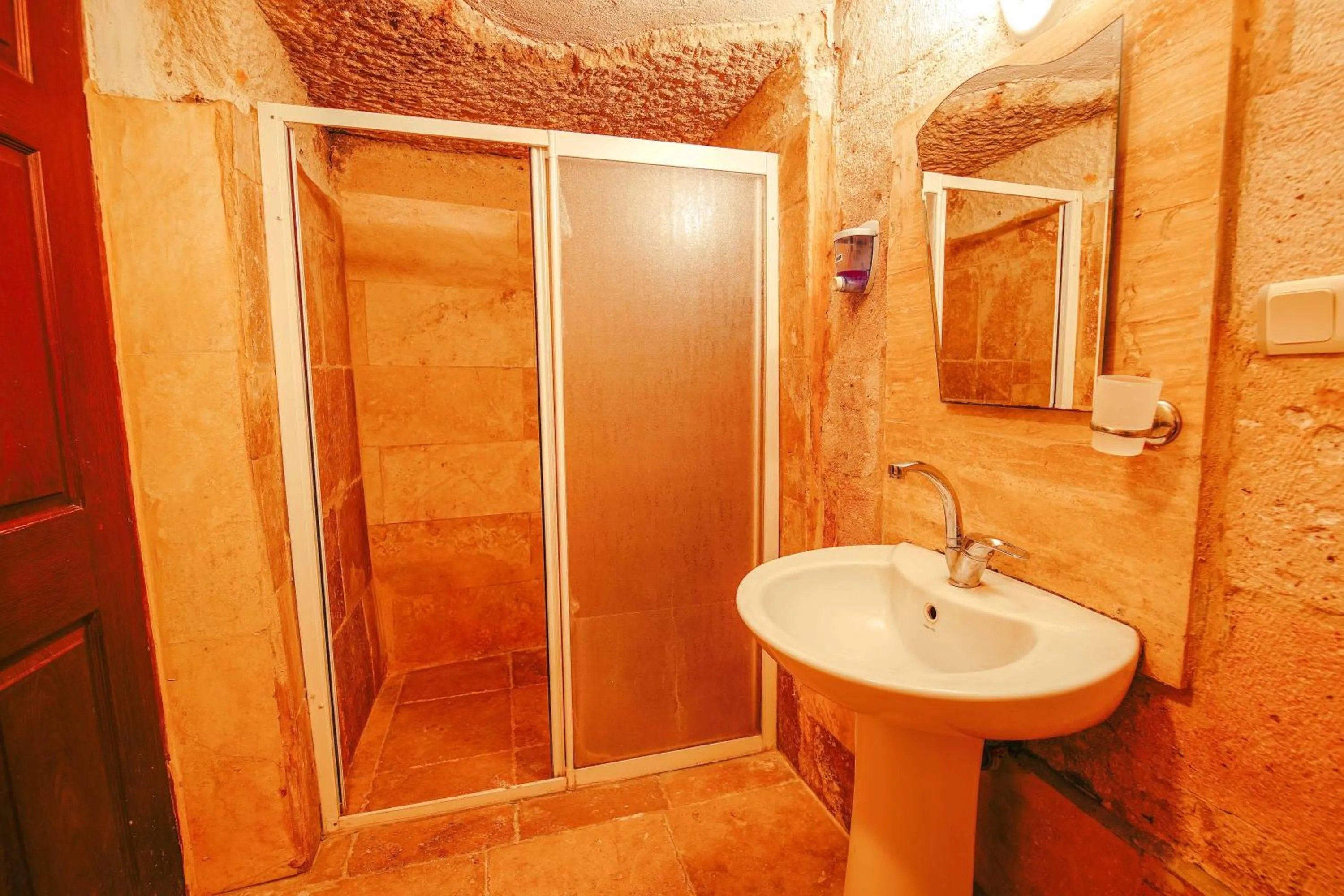 Shower in Alaca Cave Cappadocia