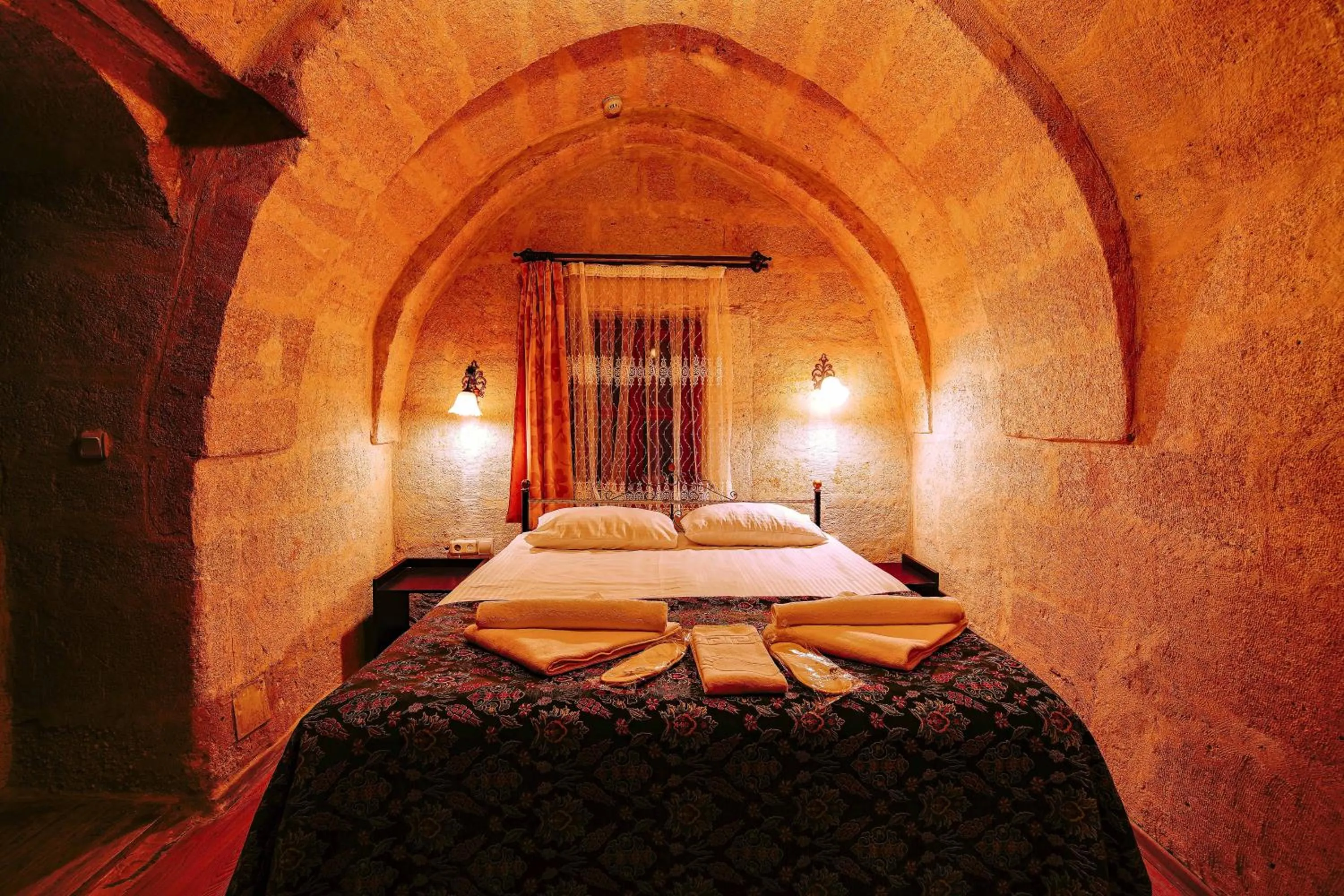 Bed in Alaca Cave Cappadocia